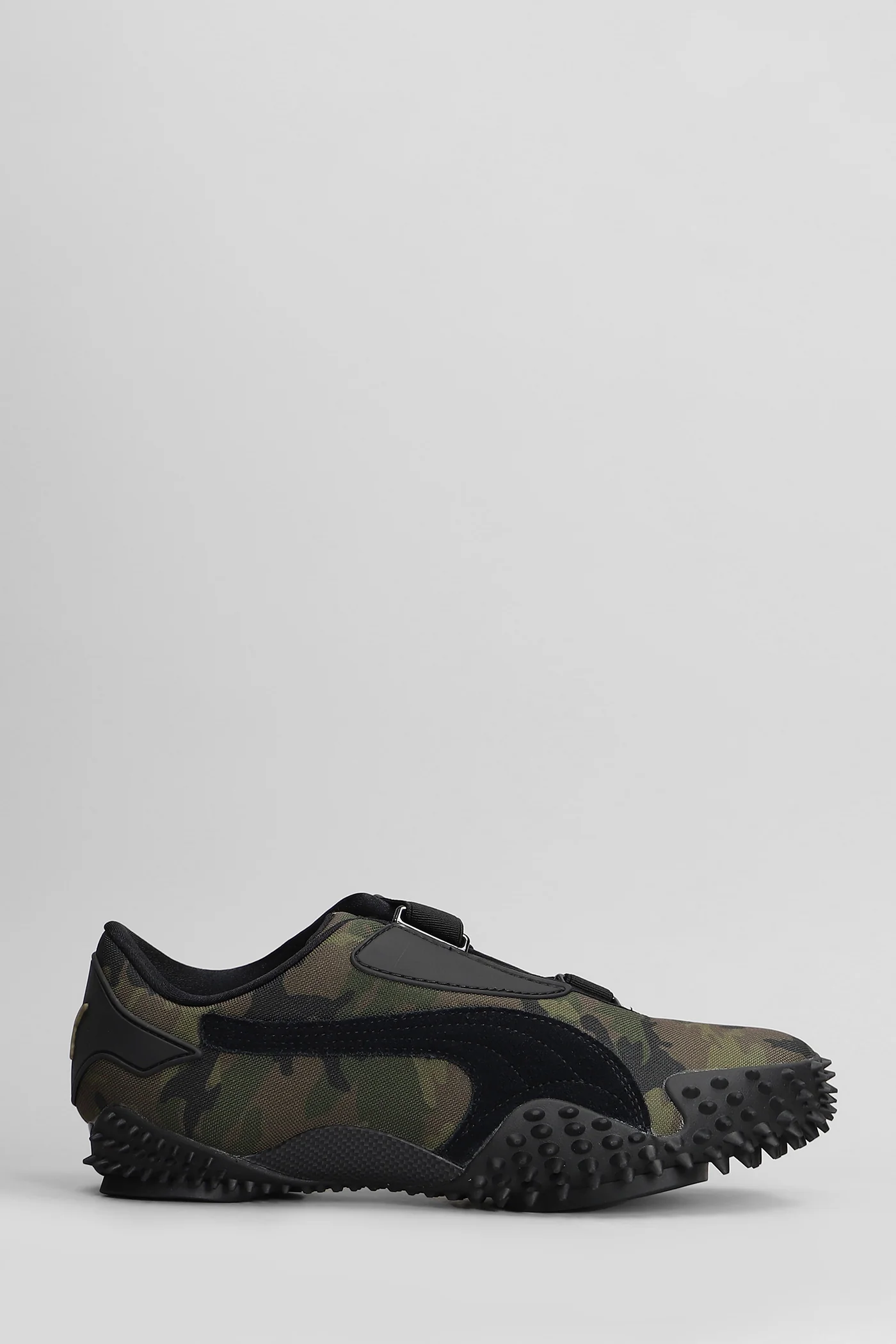 Mostro Camo Sneakers in green fabric