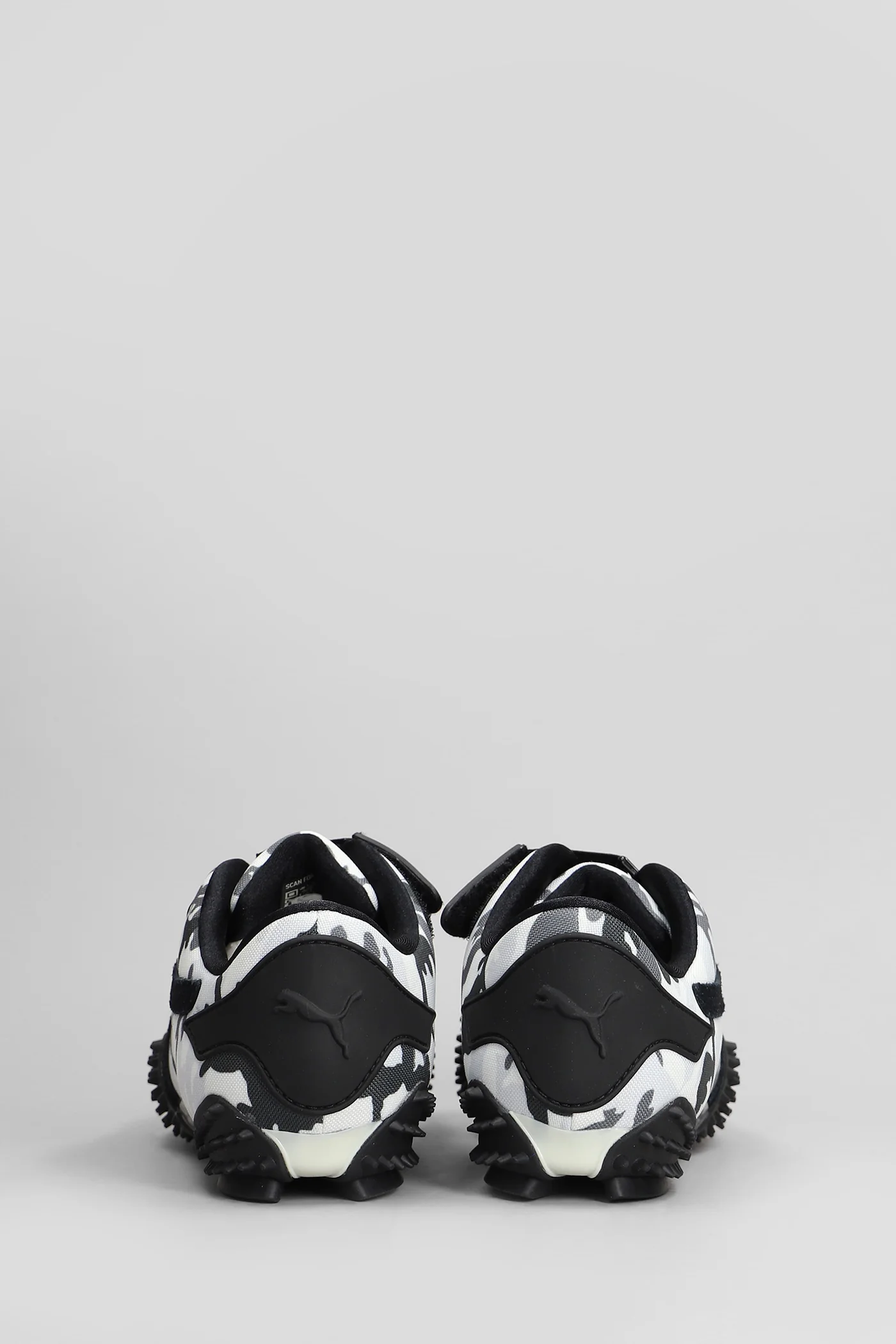 Mostro Camo Sneakers in white fabric - Image 4