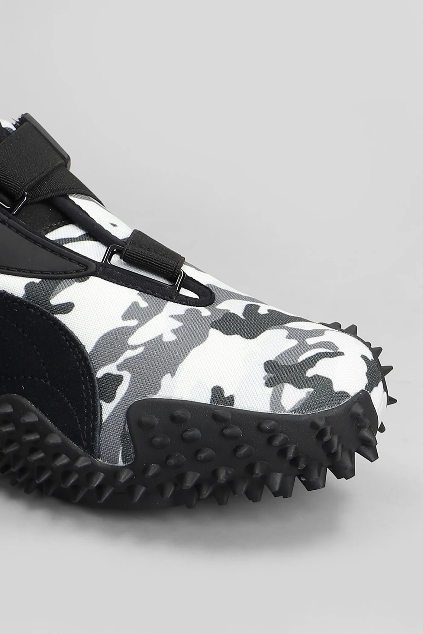 Mostro Camo Sneakers in white fabric - Image 5