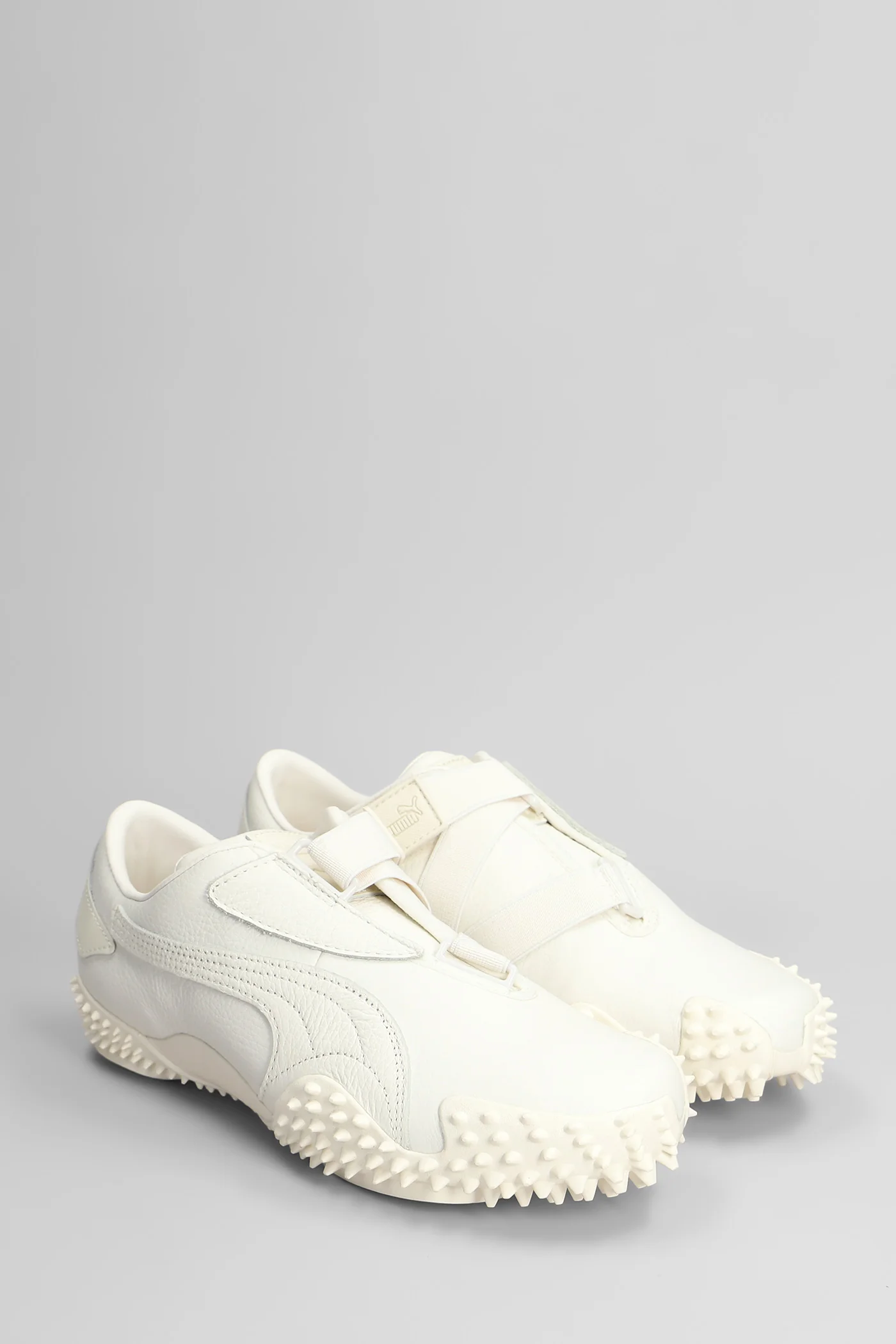 Mostro Sneakers in white leather - Image 2