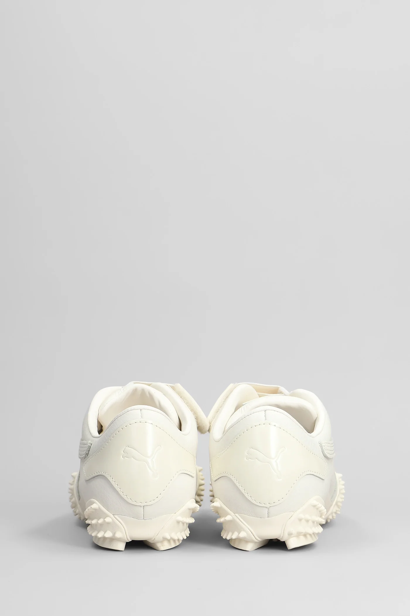 Mostro Sneakers in white leather - Image 4