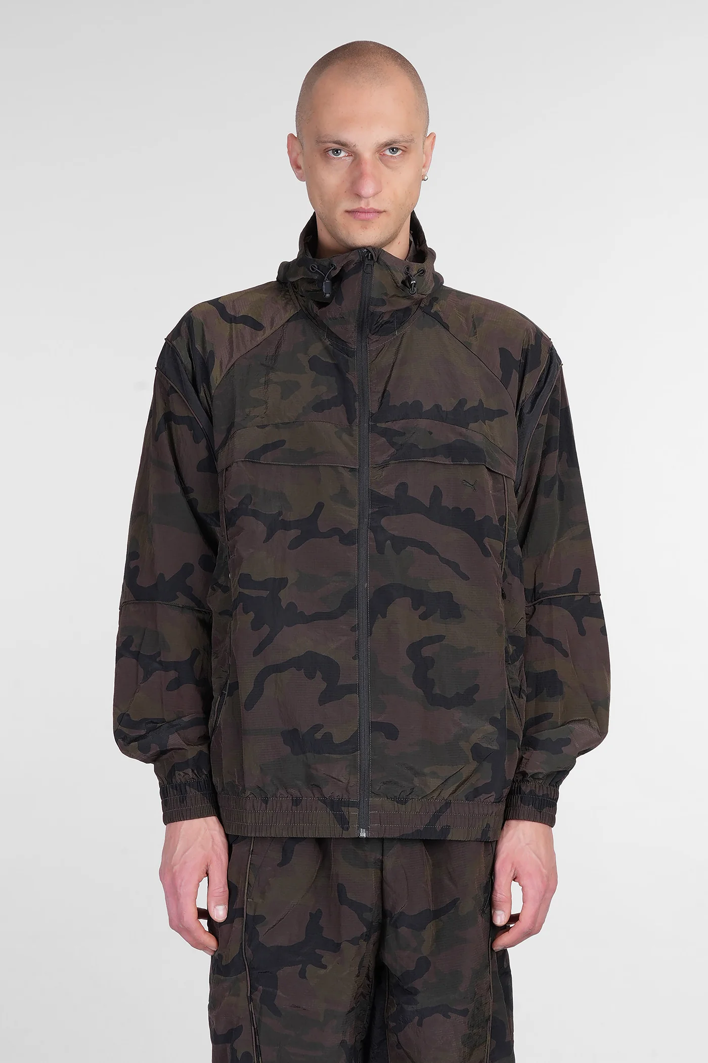 Mostroverse Casual jacket in camouflage nylon