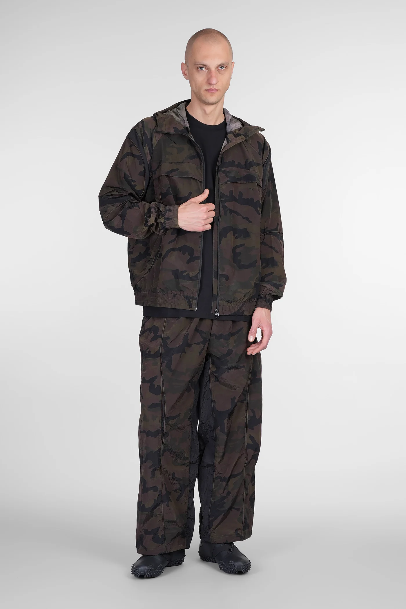 Mostroverse Casual jacket in camouflage nylon - Image 2