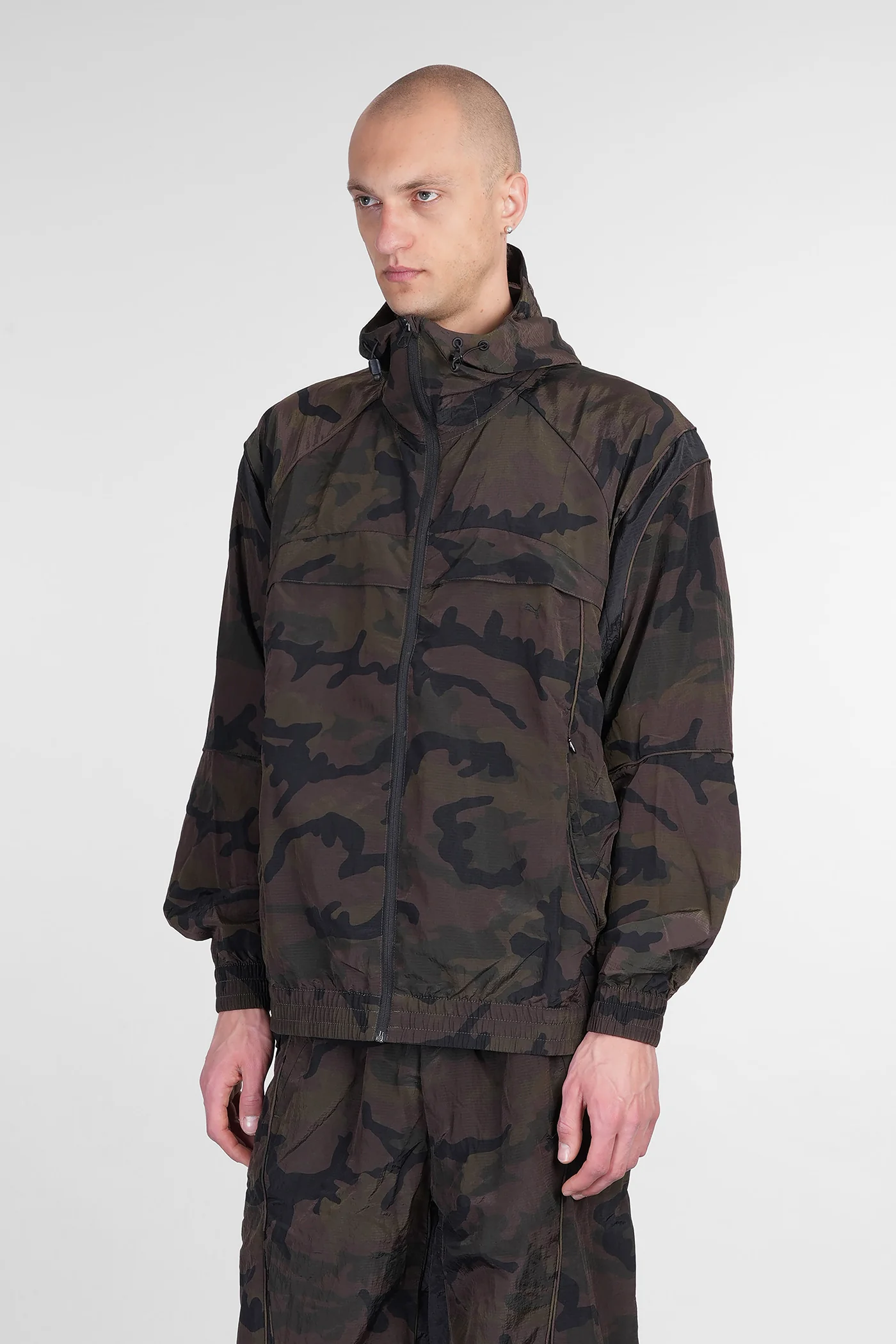 Mostroverse Casual jacket in camouflage nylon - Image 4