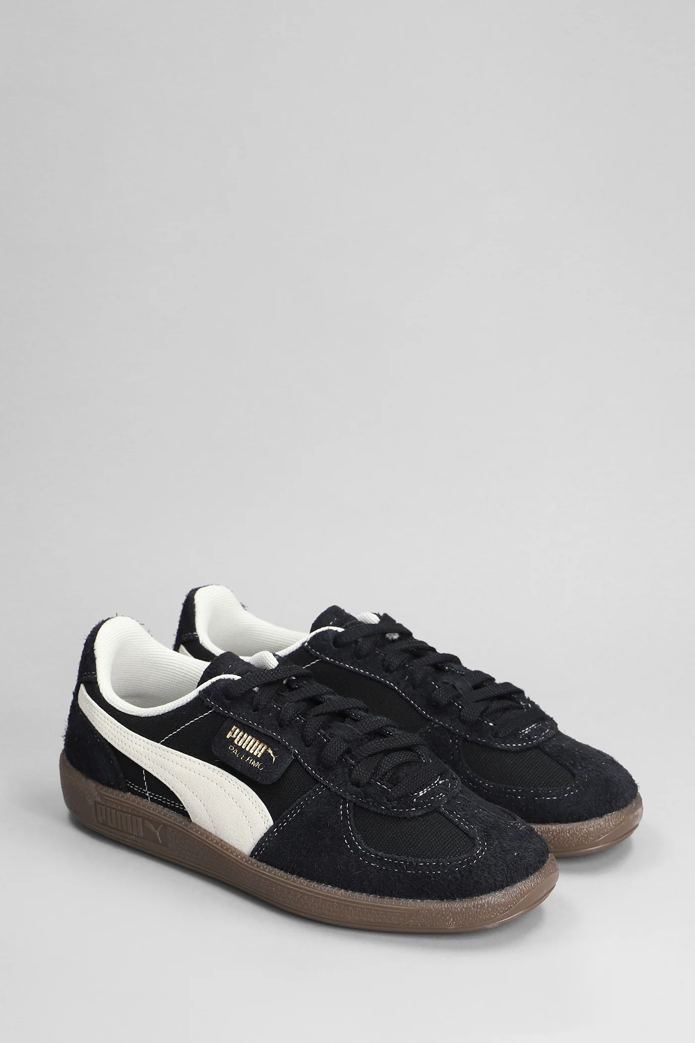 Palermo Sneakers in black Suede and fabric - Image 52