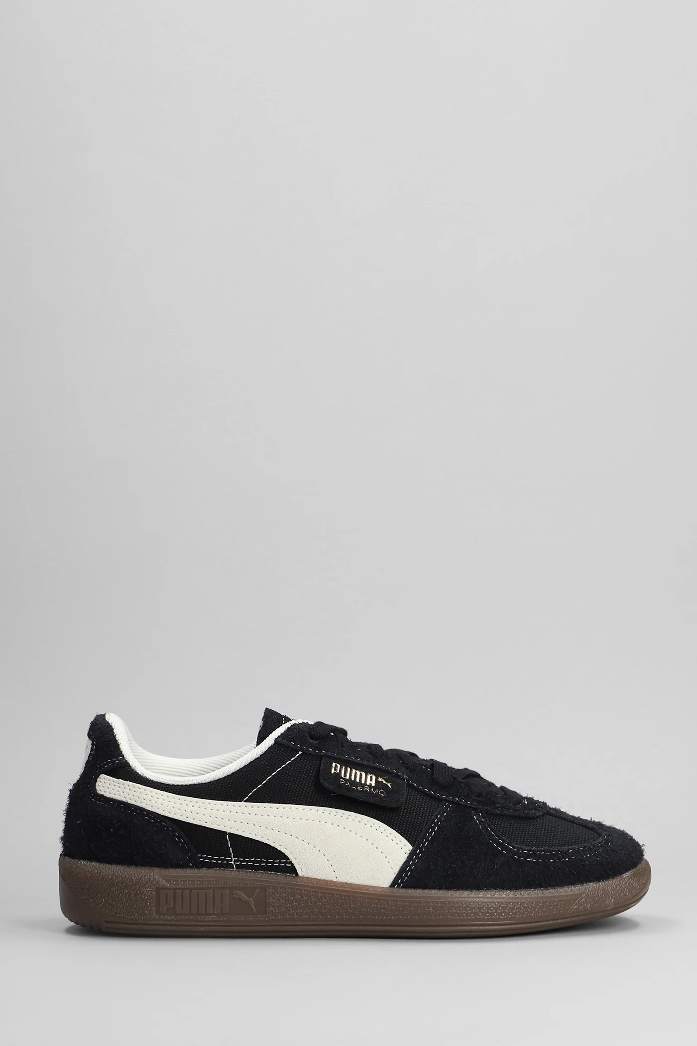 Palermo Sneakers in black Suede and fabric - Image 6