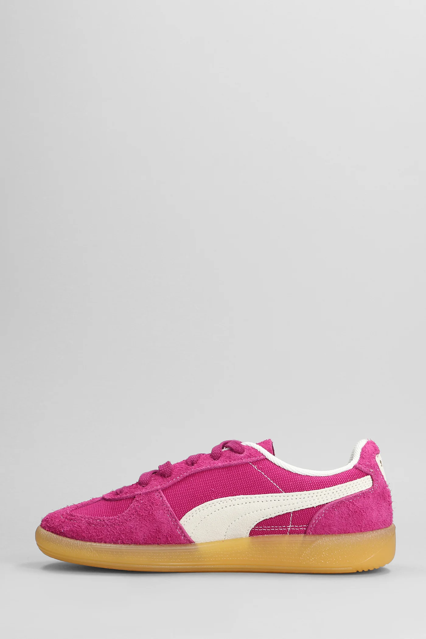 Palermo Vintage Sneakers in Viola Suede and fabric - Image 3
