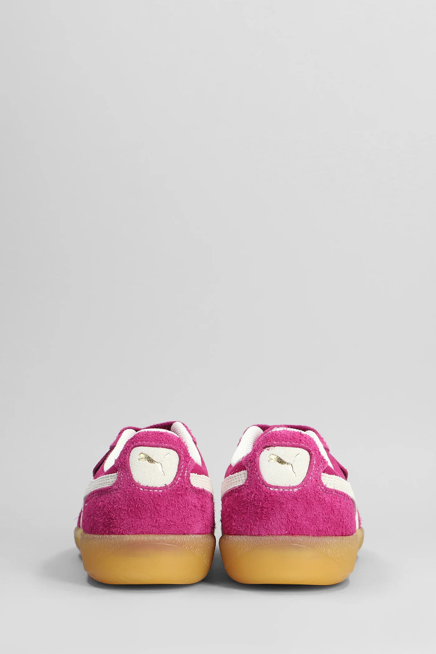 Palermo Vintage Sneakers in Viola Suede and fabric - Image 4