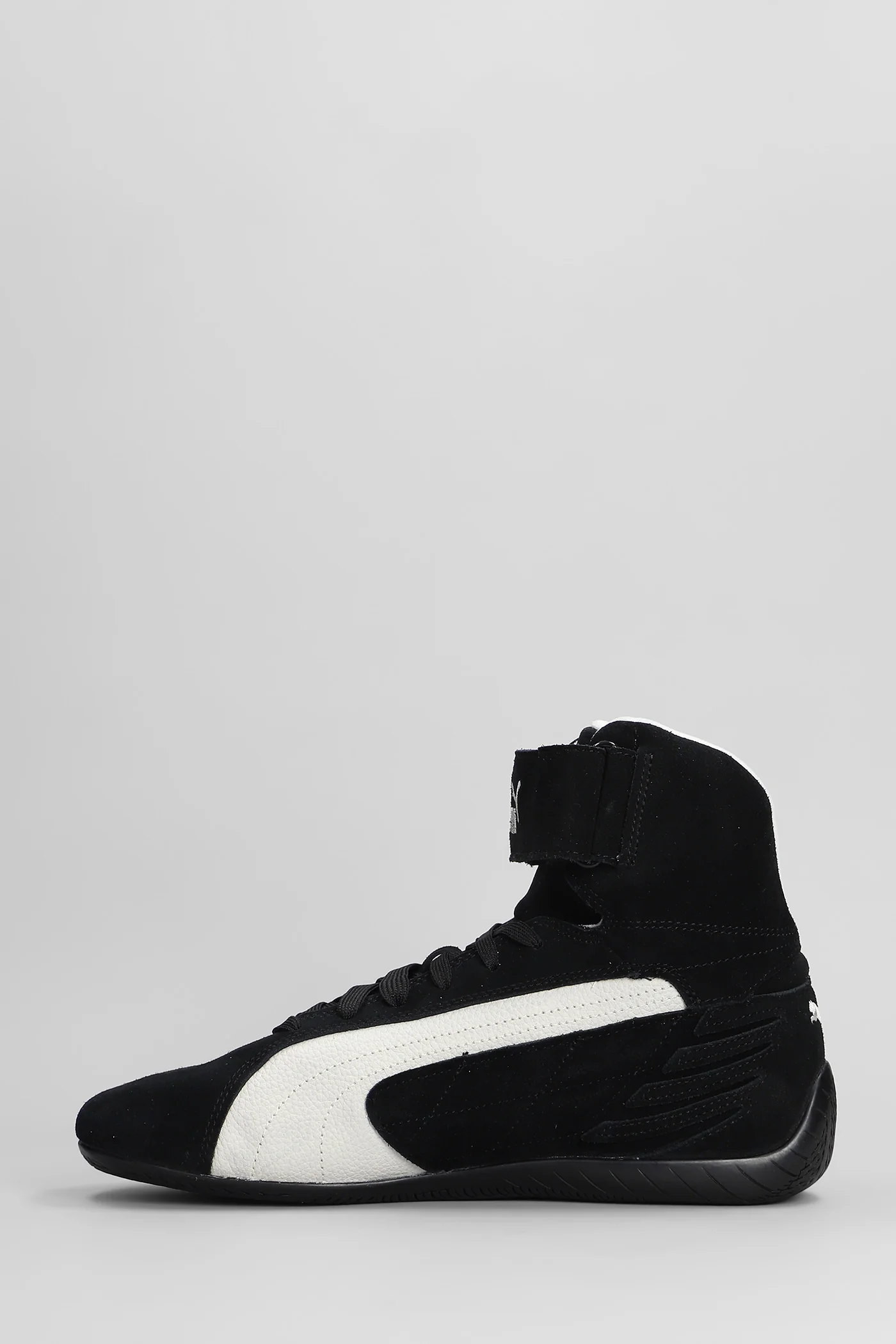 Speedcat Mid Sneakers in black suede - Image 3