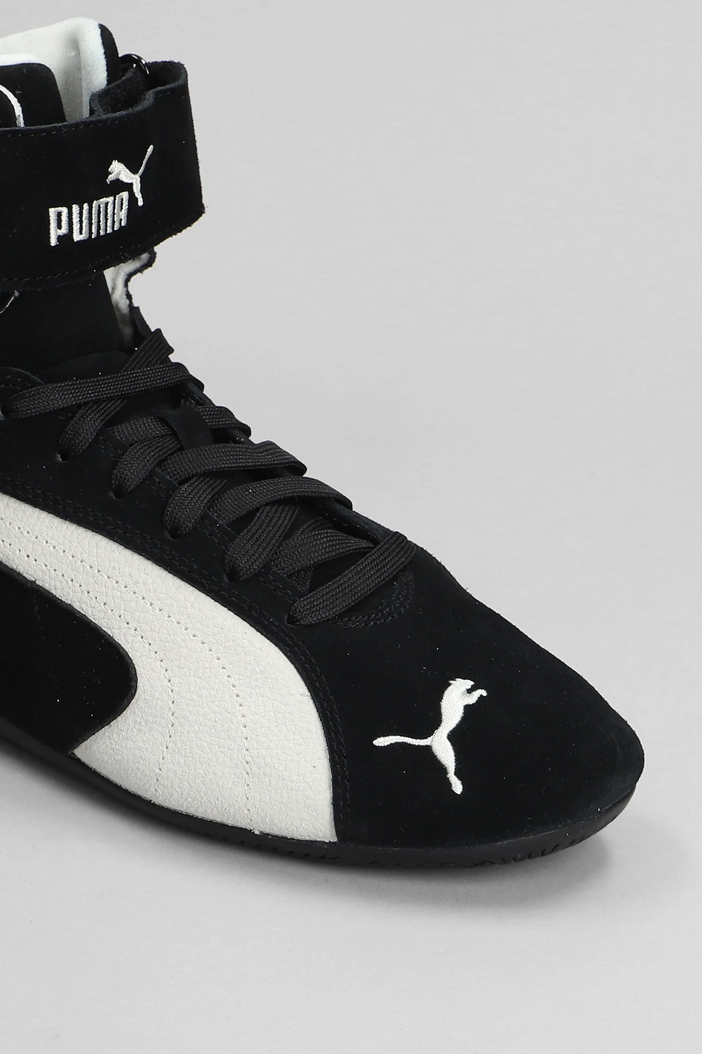 Speedcat Mid Sneakers in black suede - Image 5