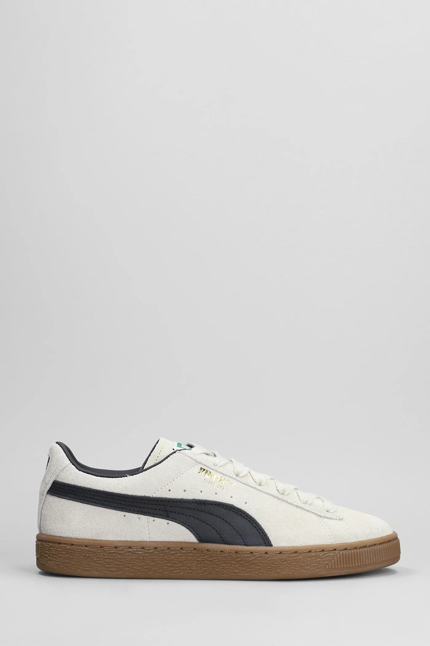 Suede Terrace Sneakers in beige suede