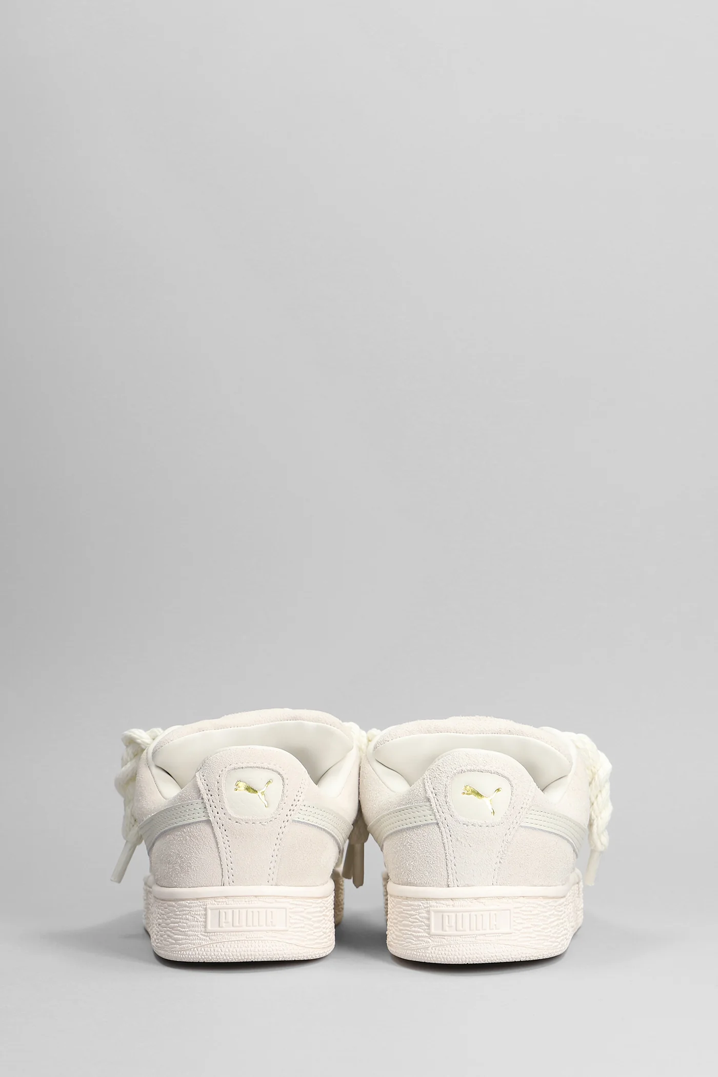 Suede XL Sneakers in grey suede - Image 4