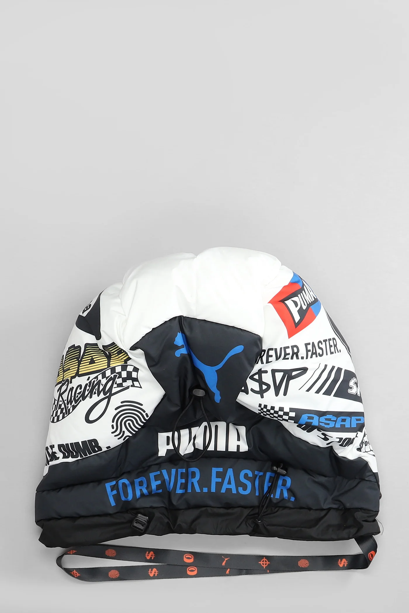 Padded Balaclava Alp Hats in white polyester - Image 3