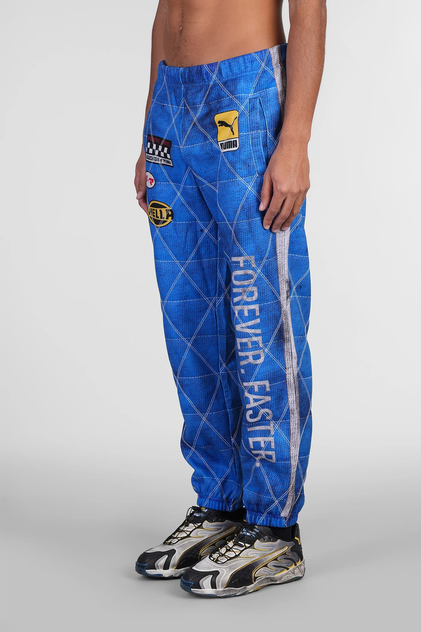 Quilt Sweat Pant Pants in blue polyester - Image 4