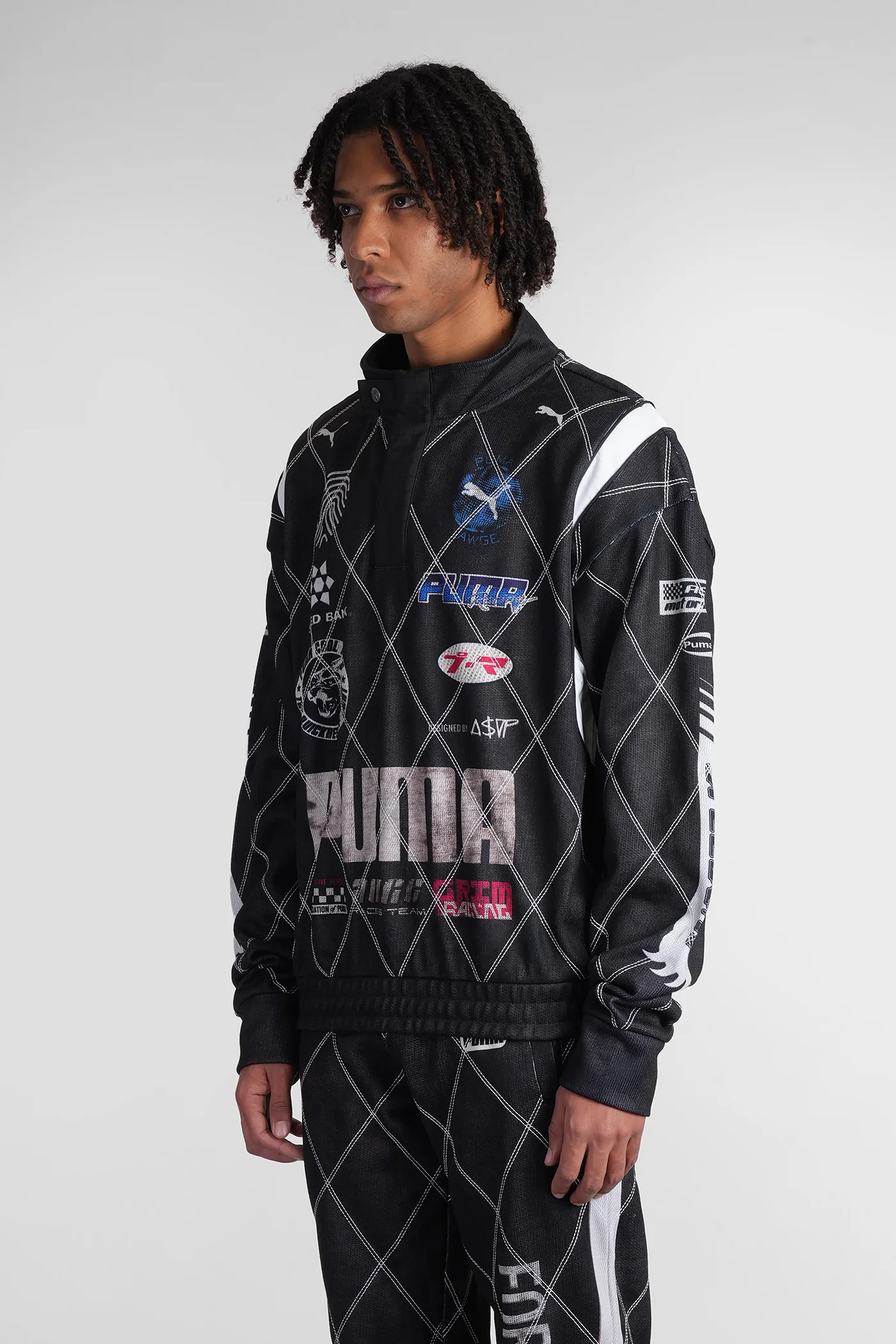 Sweatshirt Sweatshirt in black polyester - Image 4
