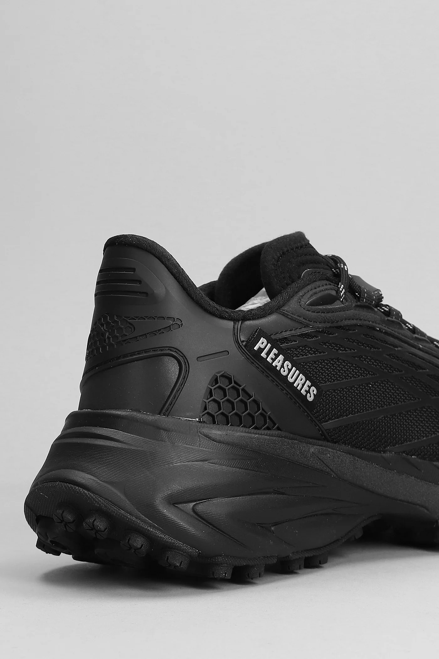 Spirex Pleasures Sneakers in black Suede and fabric - Image 5