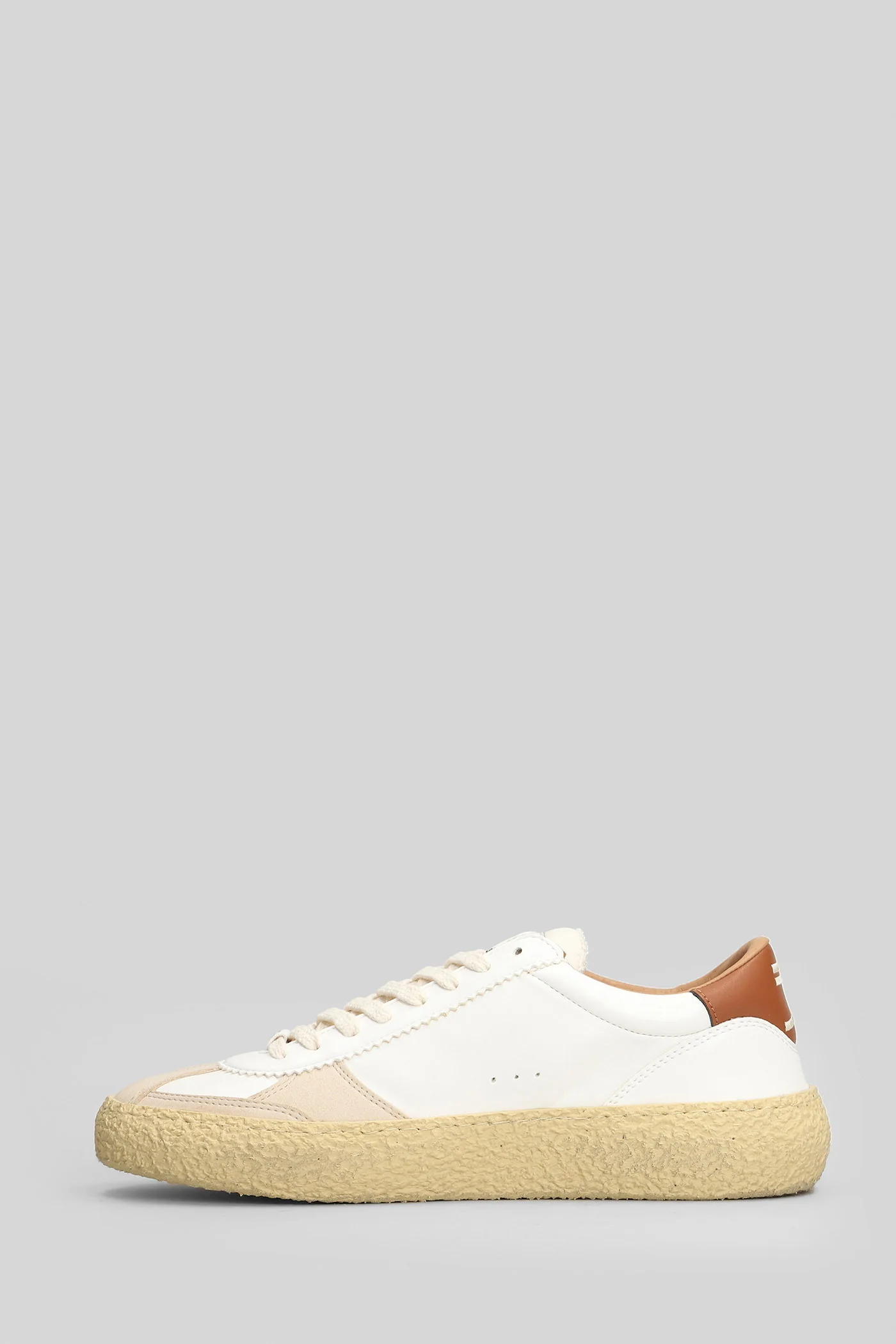 1.01 Vintage Sneakers in white leather - Image 3