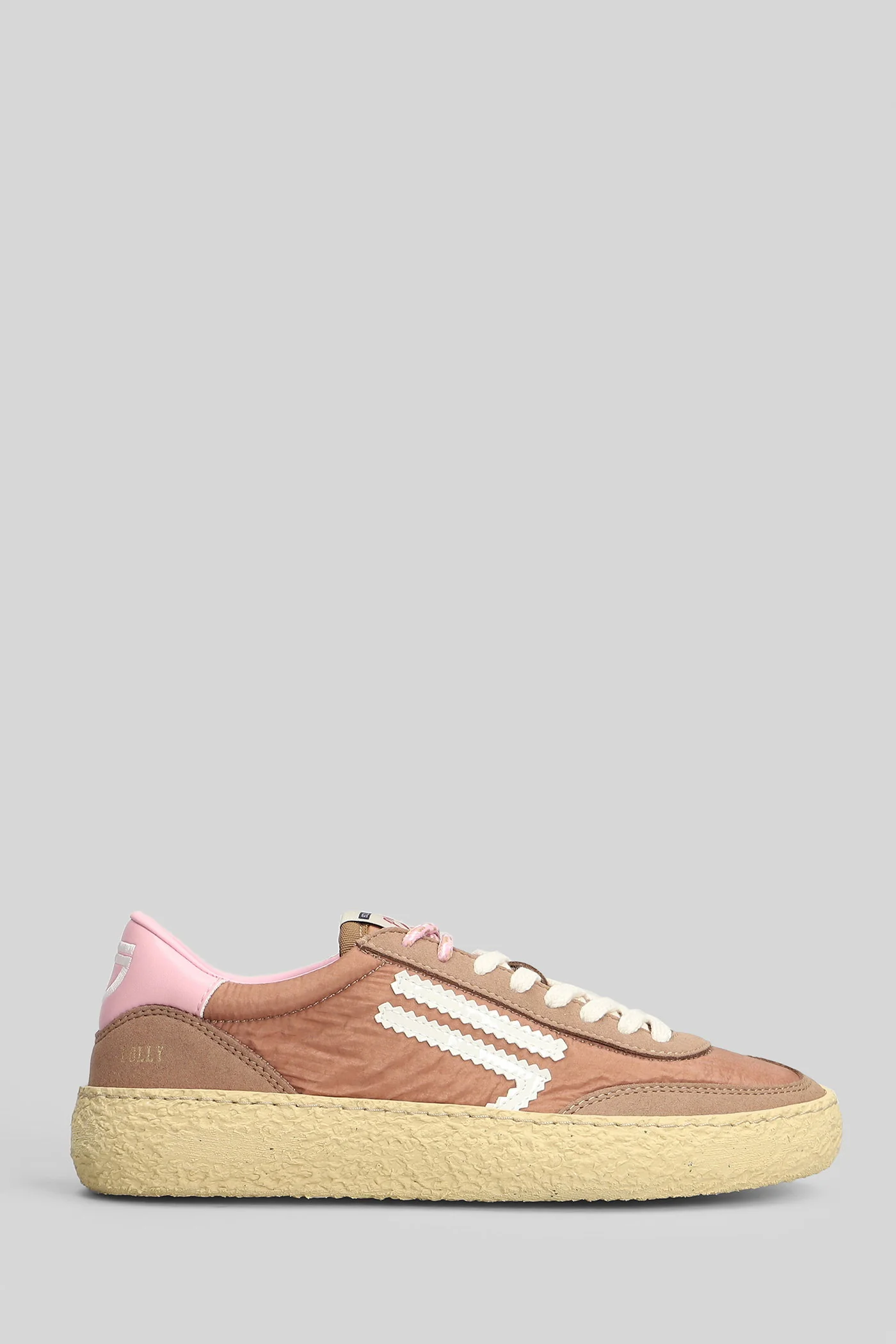 4.05 Polly Sneakers in powder Suede and fabric