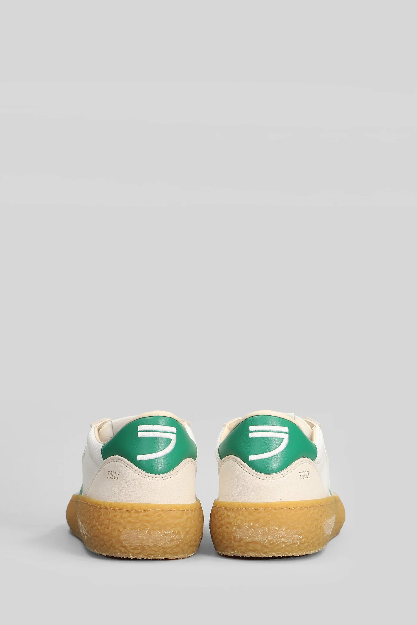 4.05 Polly Sneakers in white Suede and fabric - Image 4