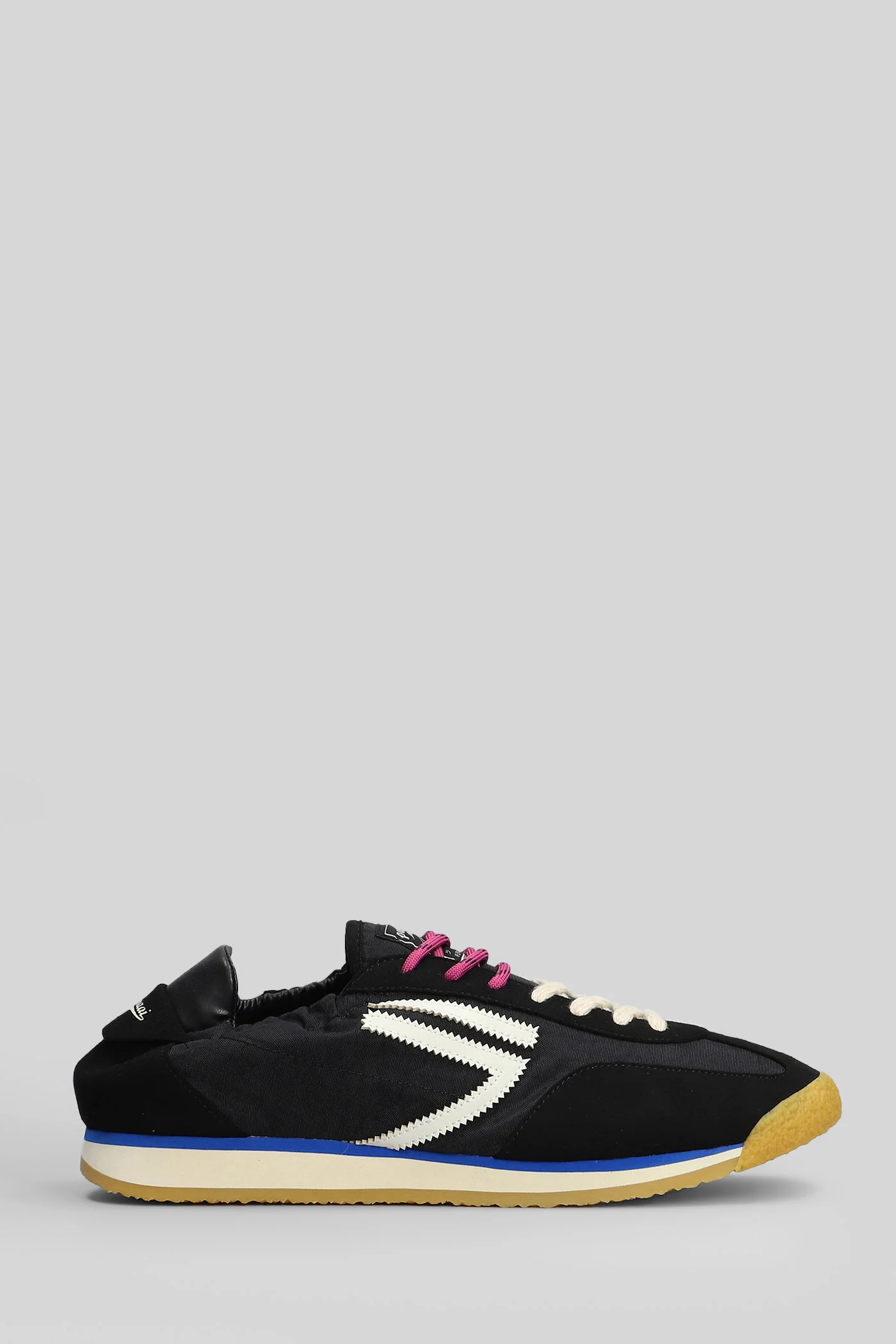 6.02 Panther Sneakers in black Suede and fabric