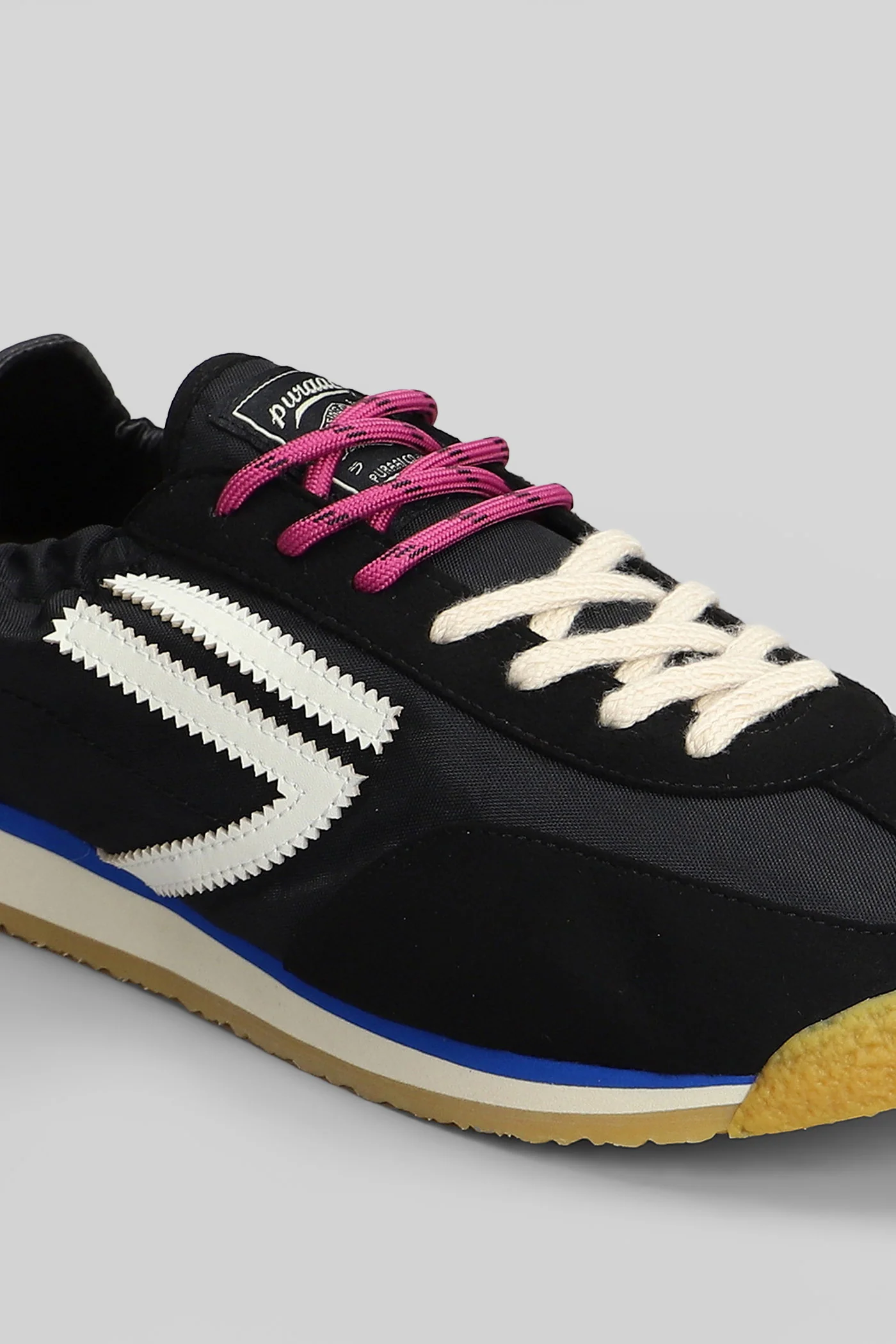 6.02 Panther Sneakers in black Suede and fabric - Image 5