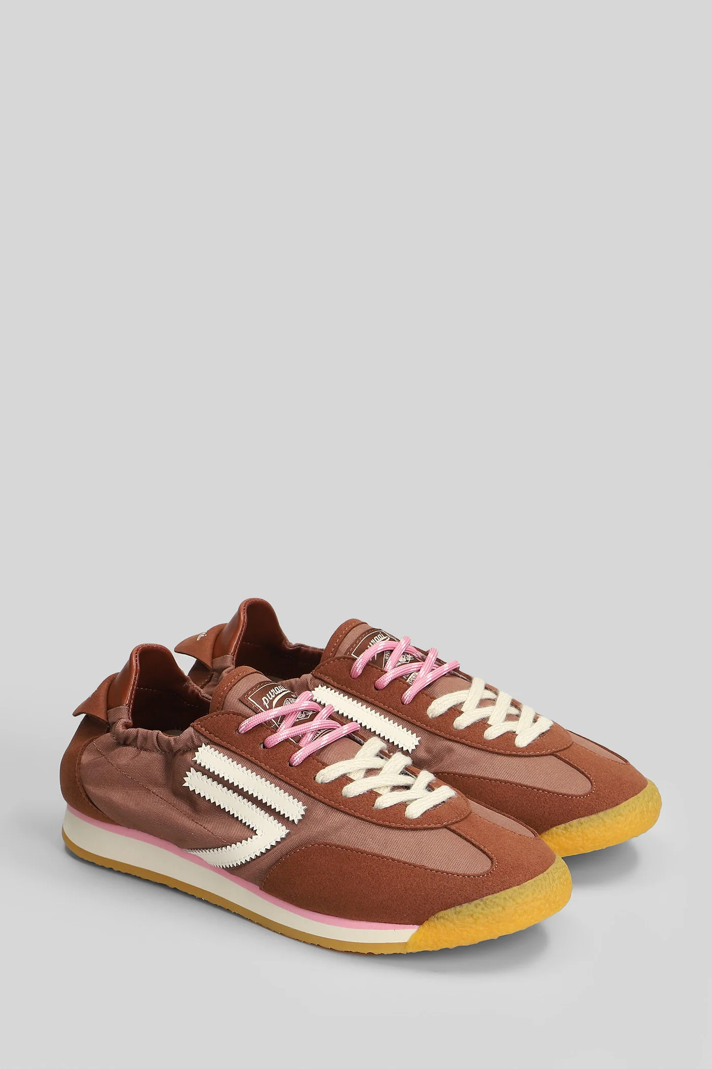 6.02 Panther Sneakers in brown Suede and fabric - Image 2