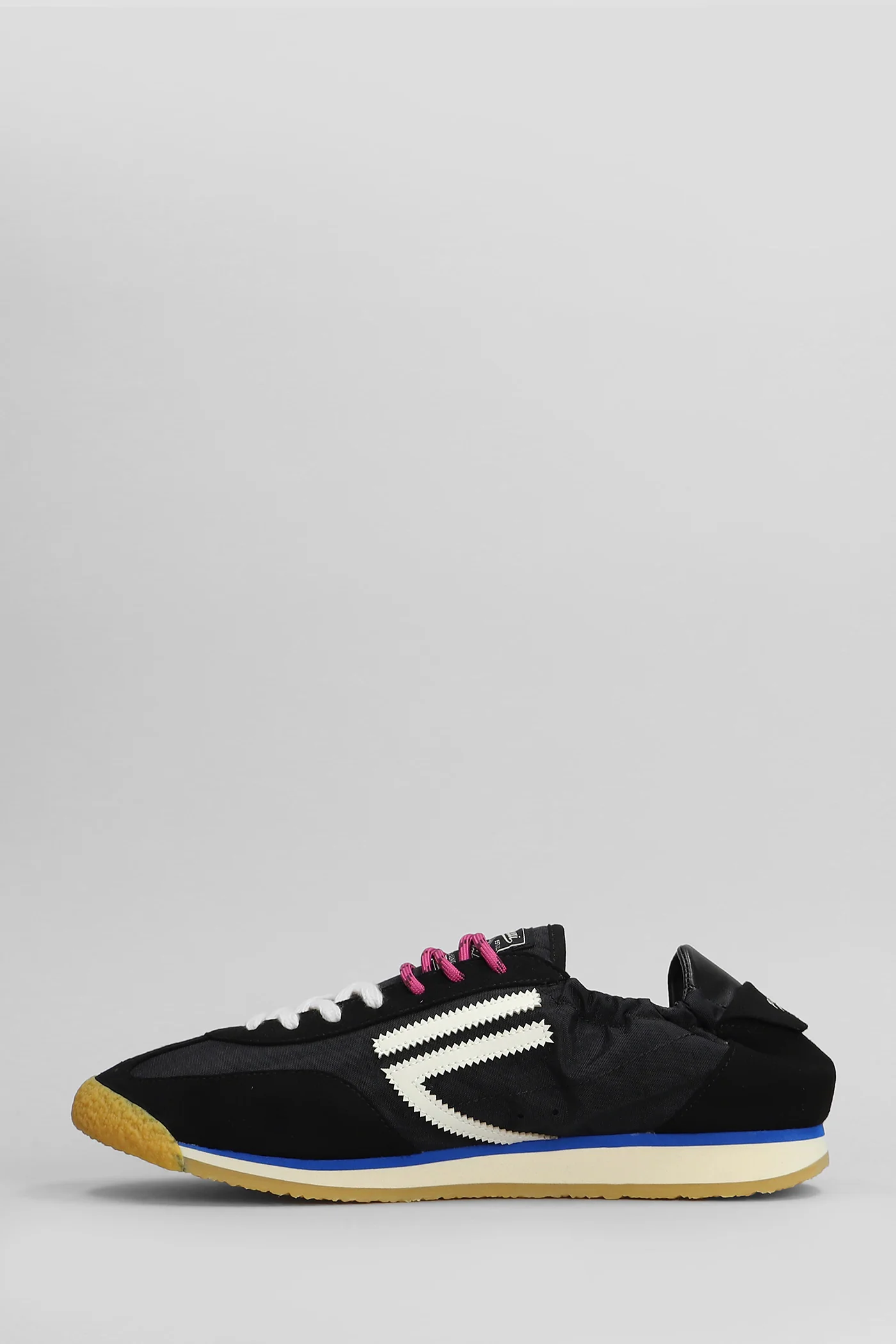 Bagheera Sneakers in black Suede and fabric - Image 3