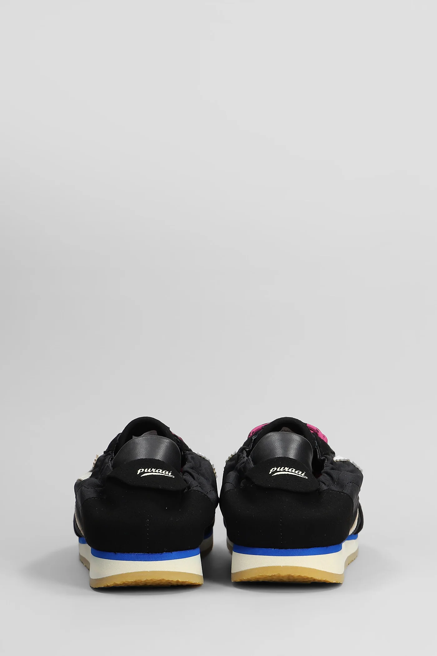Bagheera Sneakers in black Suede and fabric - Image 4