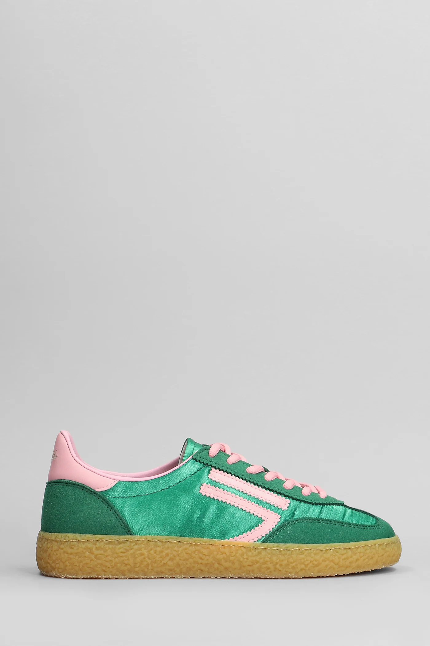 Eden Sneakers in green Suede and fabric