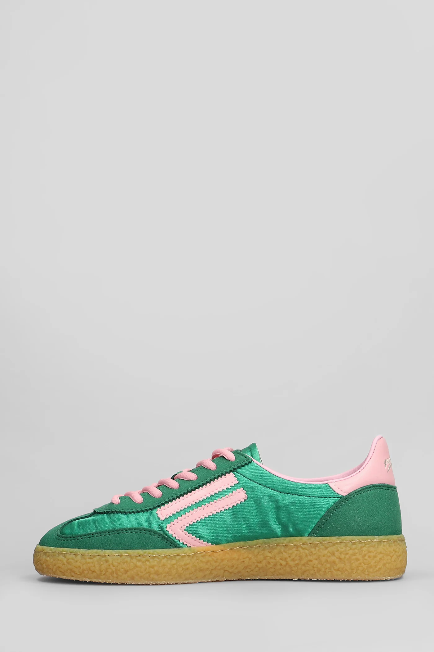 Eden Sneakers in green Suede and fabric - Image 3