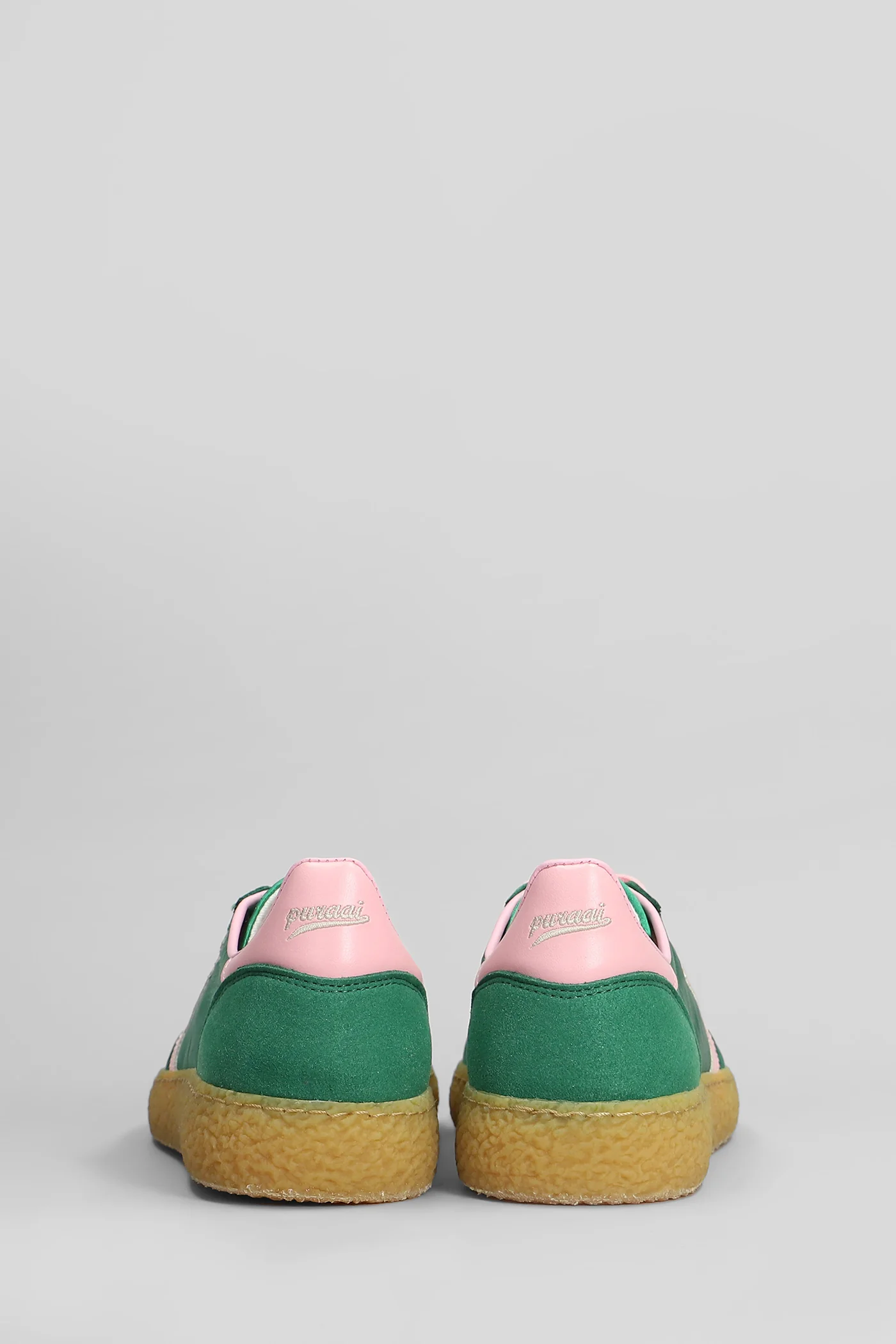 Eden Sneakers in green Suede and fabric - Image 4