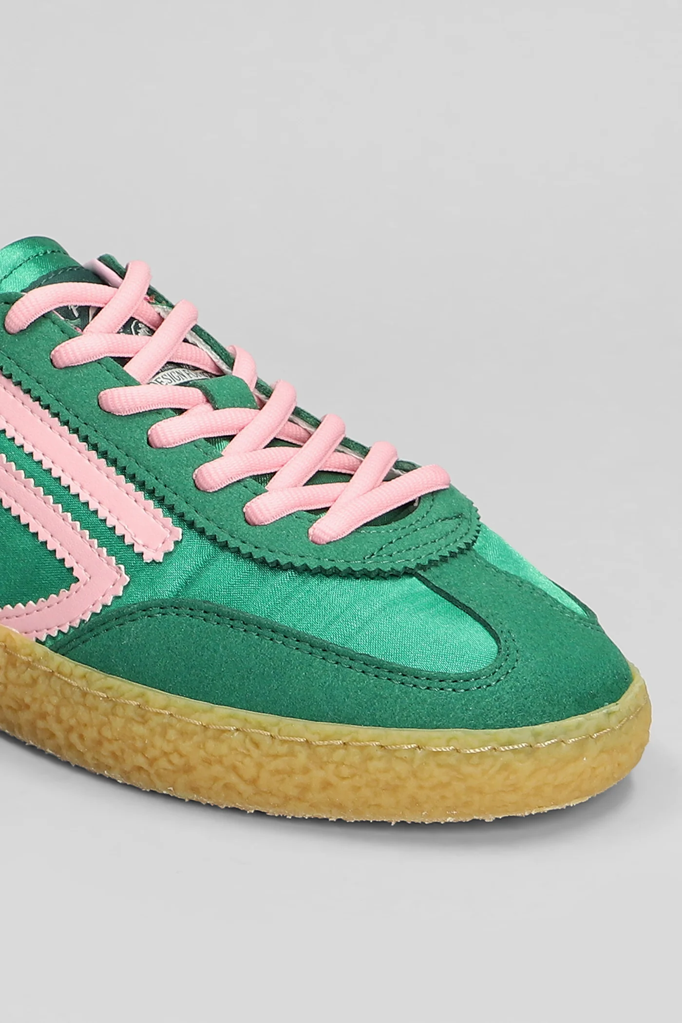 Eden Sneakers in green Suede and fabric - Image 5