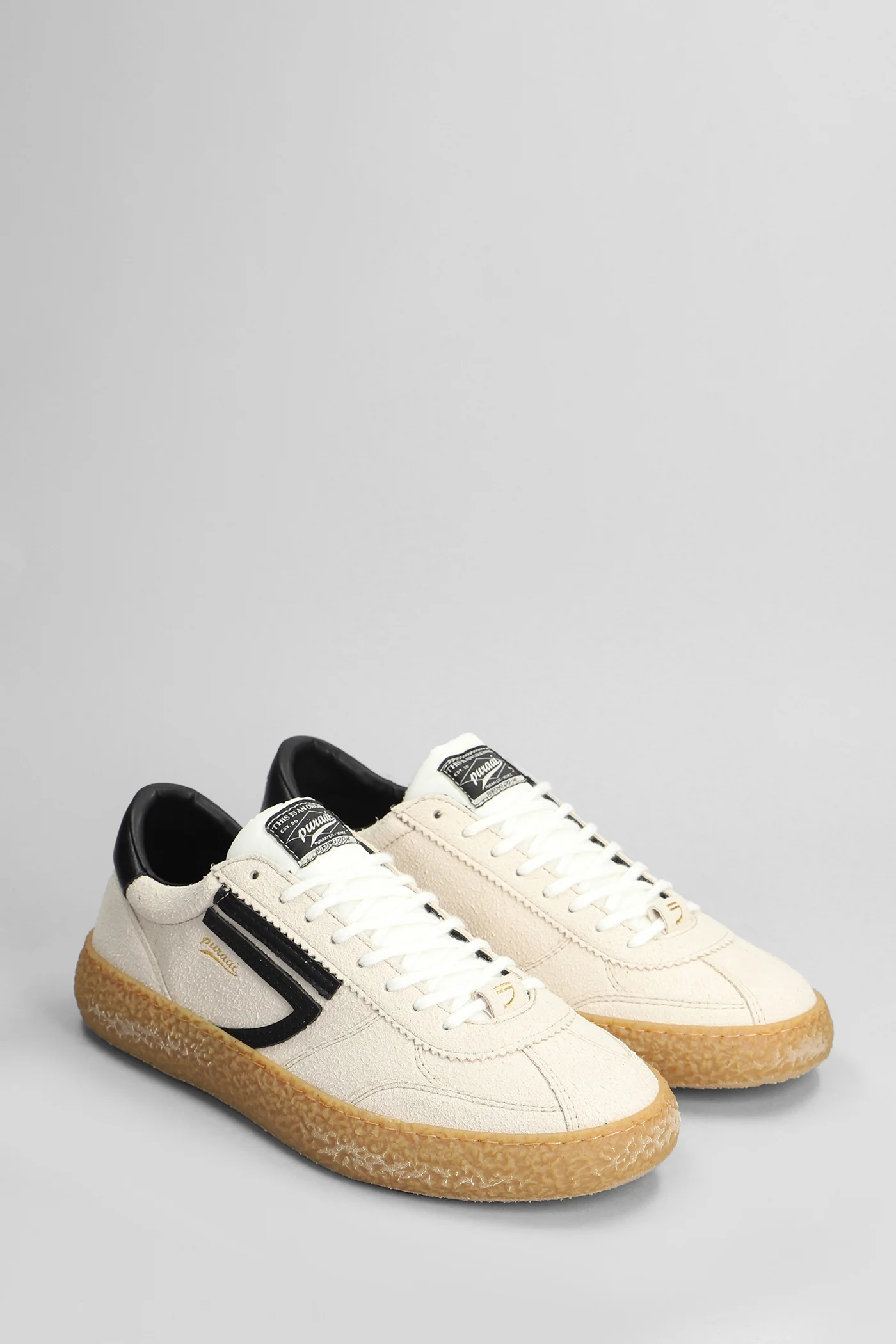 Sneakers in beige suede - Image 2