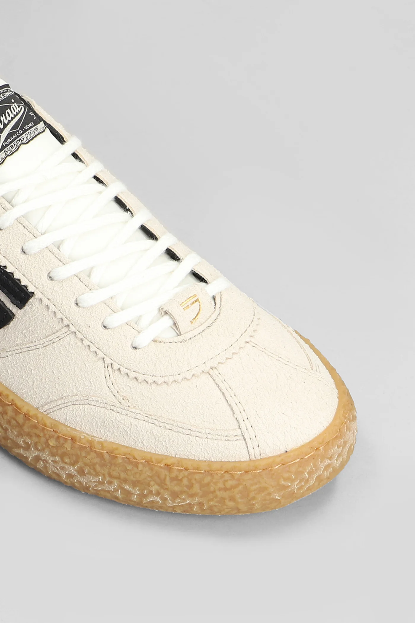 Sneakers in beige suede - Image 5