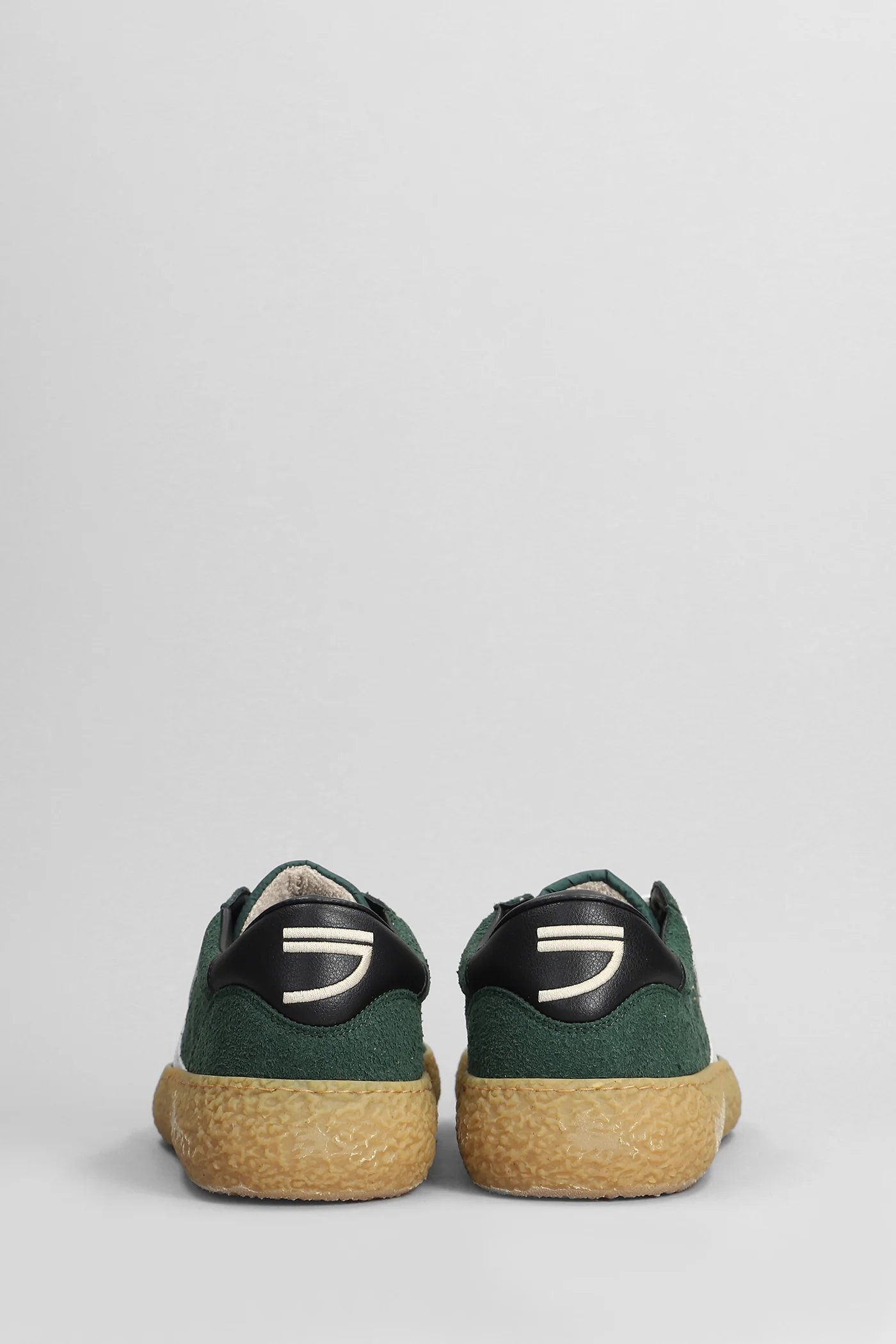 Sneakers in green suede - Image 4