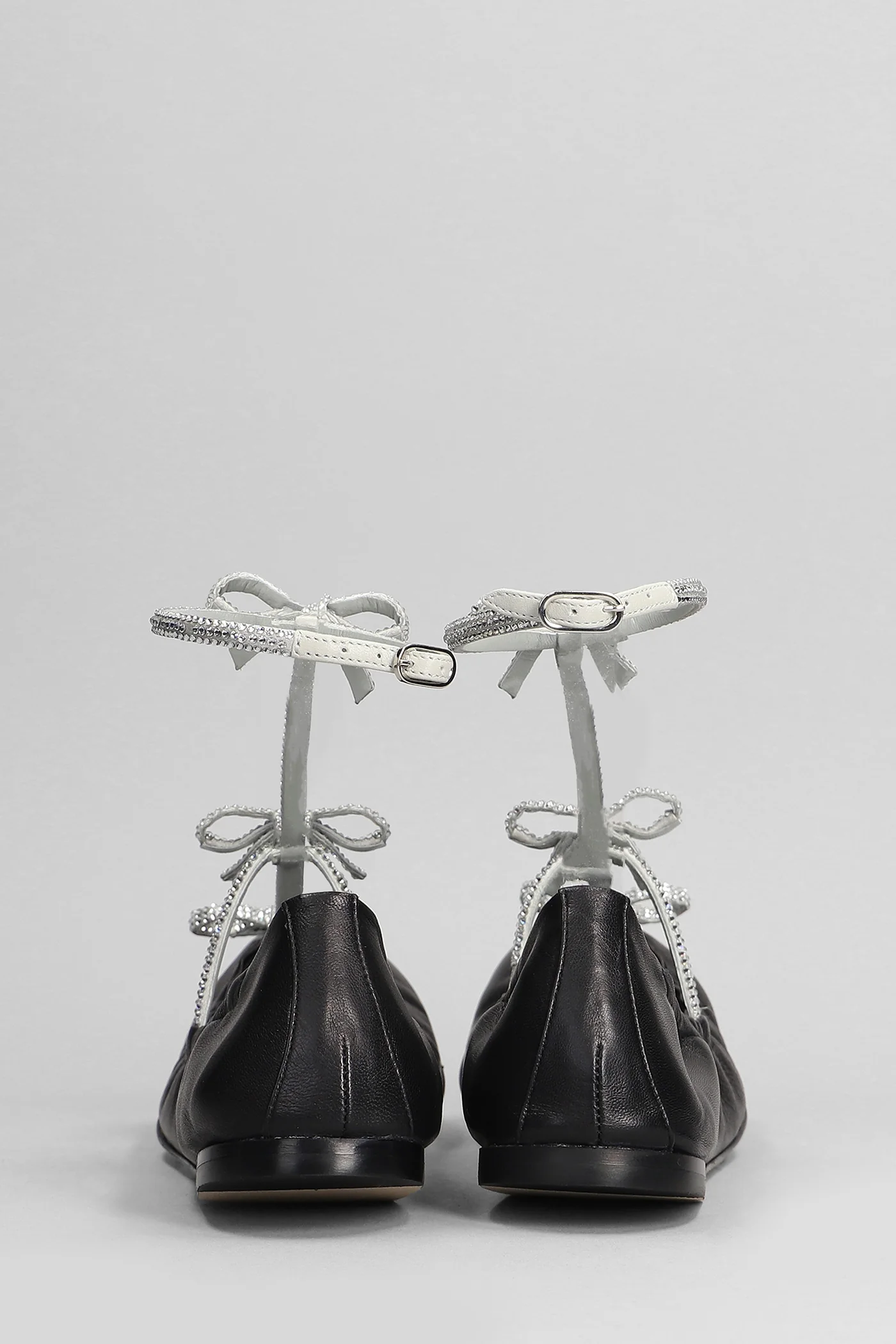 Caterina Ballet flats in black leather - Image 4