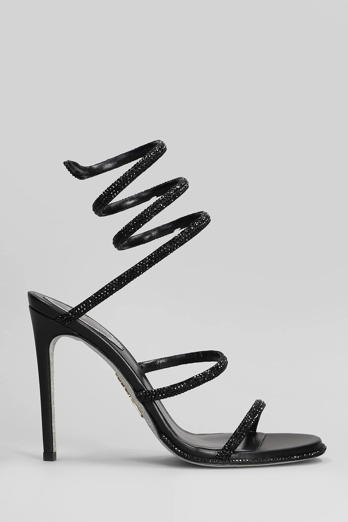 Cleo Sandals in black leather