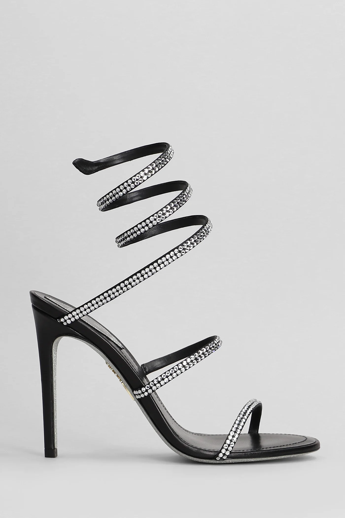 Cleo Sandals in black leather