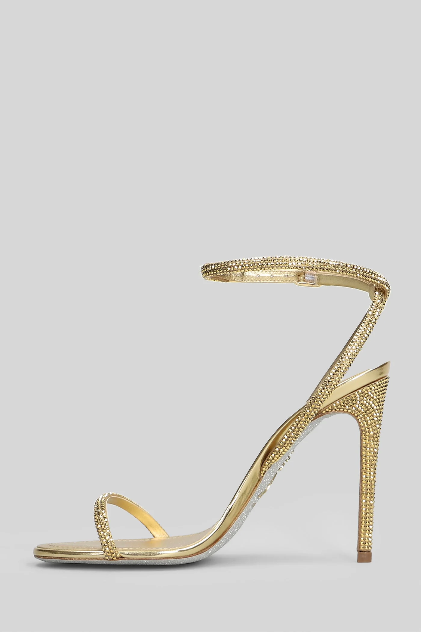 Ellabrita Sandals in gold leather - Image 3