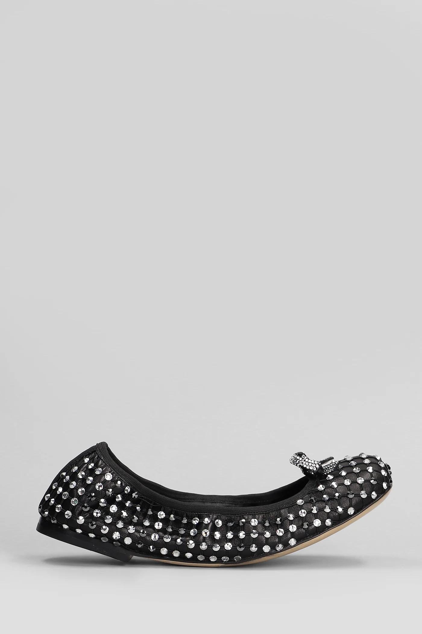 Galaxia Ballet flats in black leather