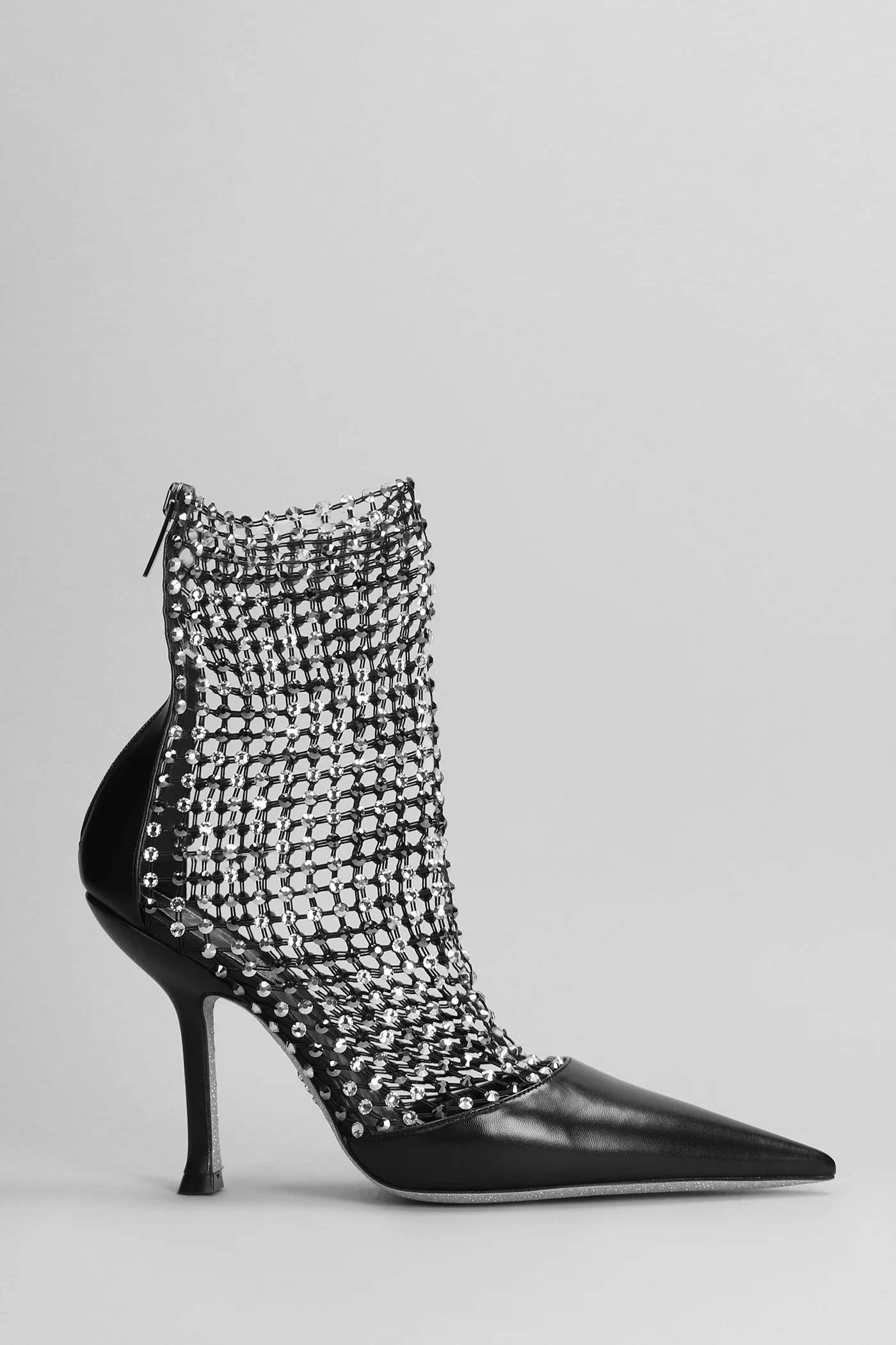 Galaxia High heels Ankle boots in black leather