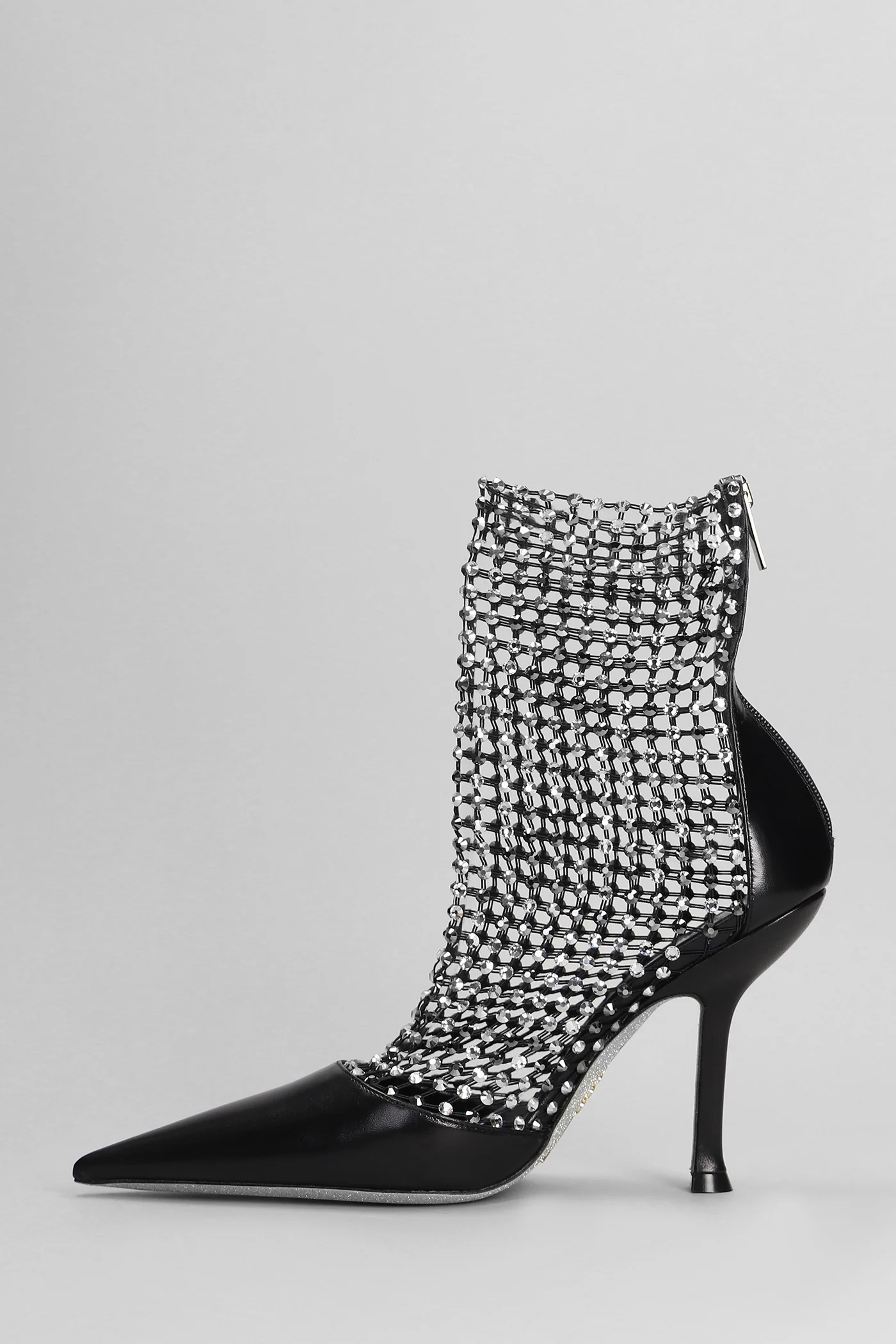 Galaxia High heels Ankle boots in black leather - Image 3