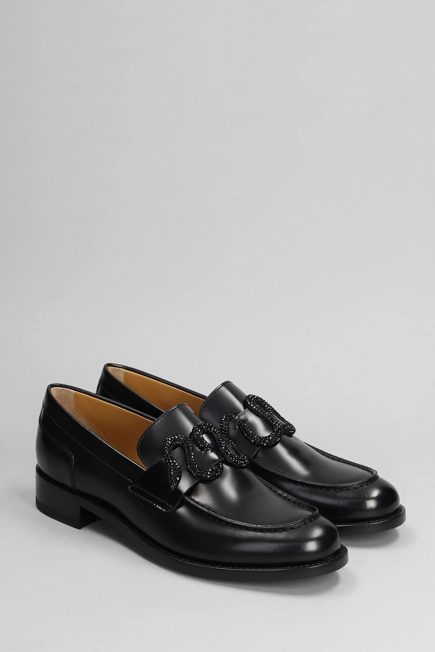 Morgana Loafers in black leather - Image 2