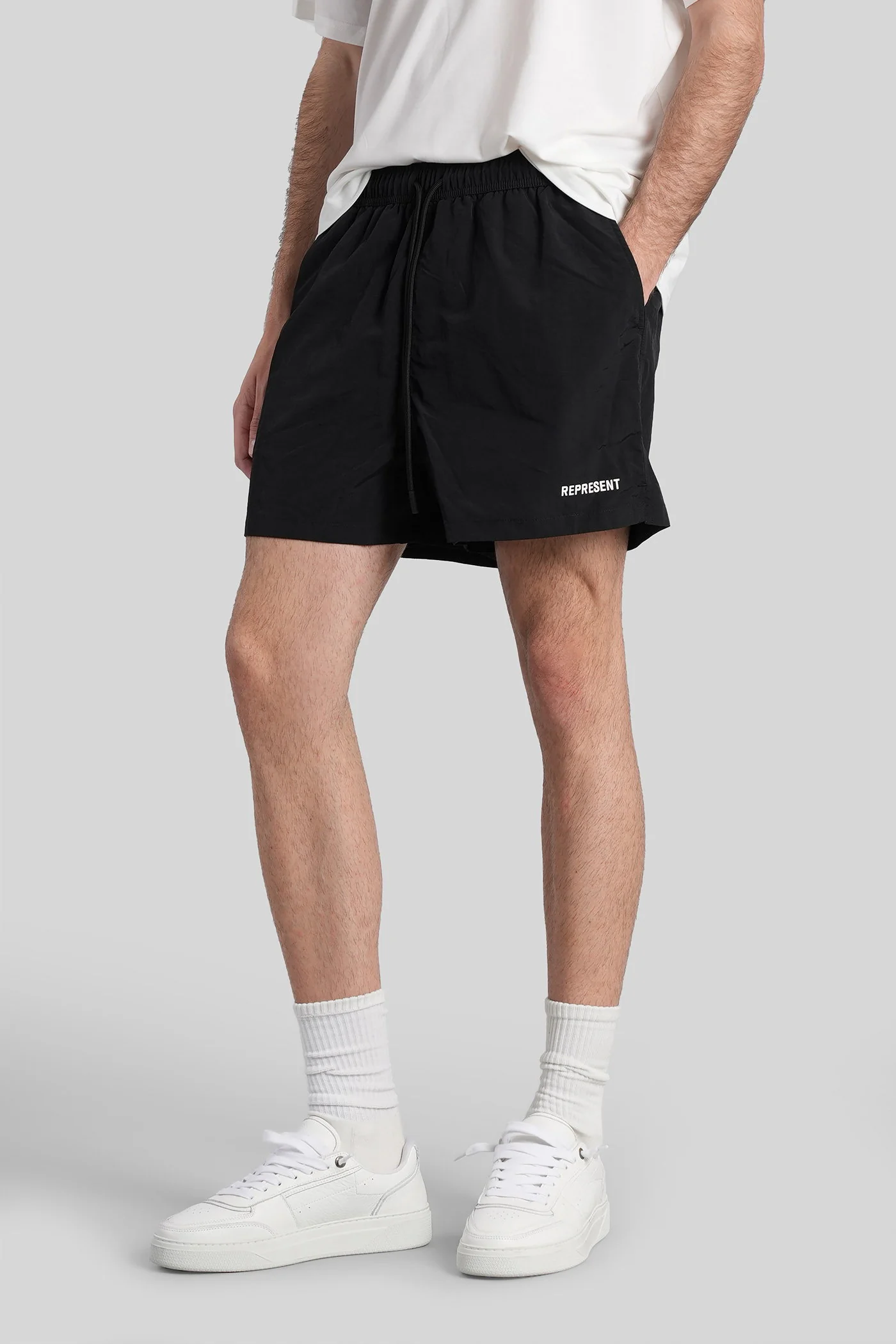Beachwear in black nylon - Image 4