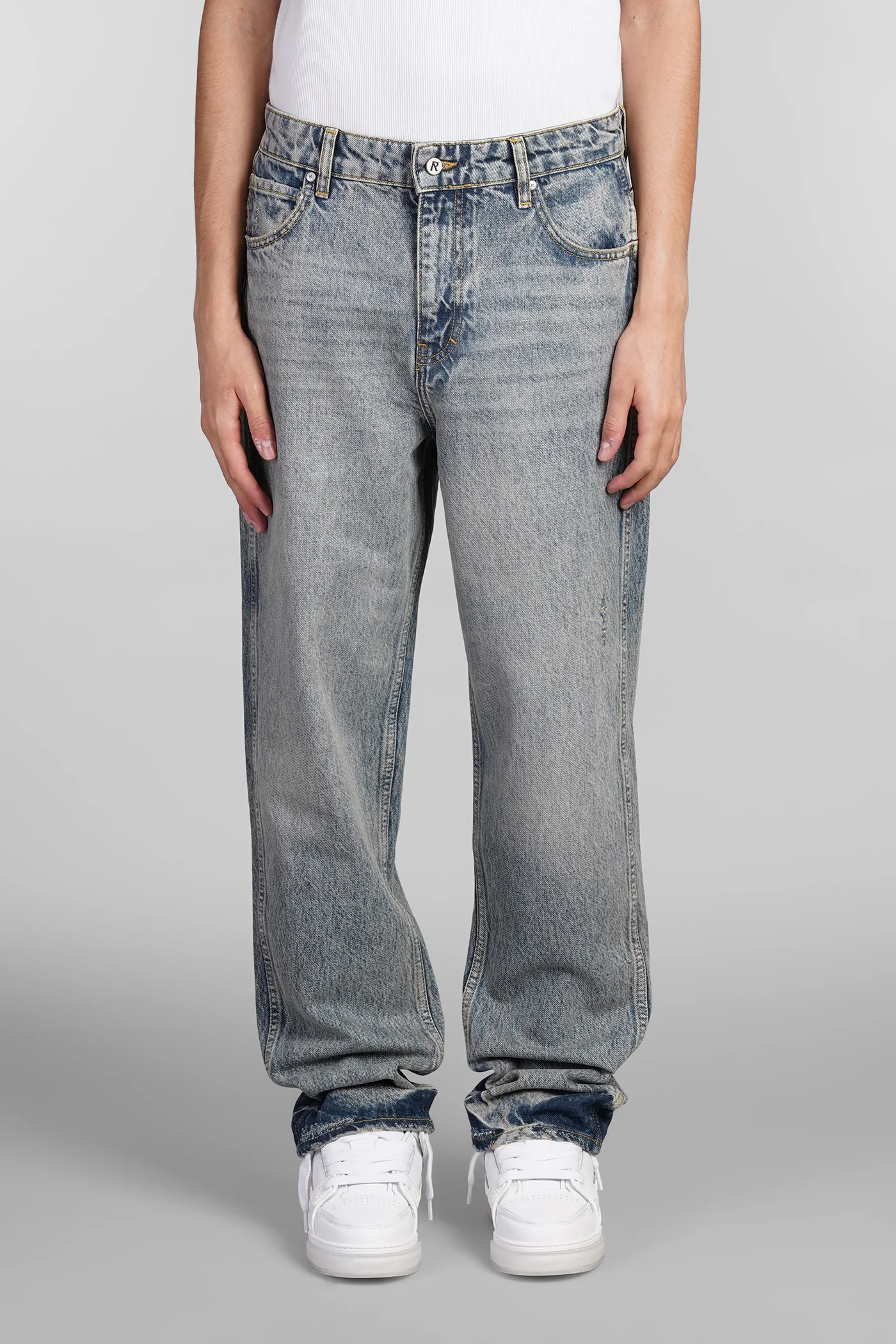 Jeans in blue cotton