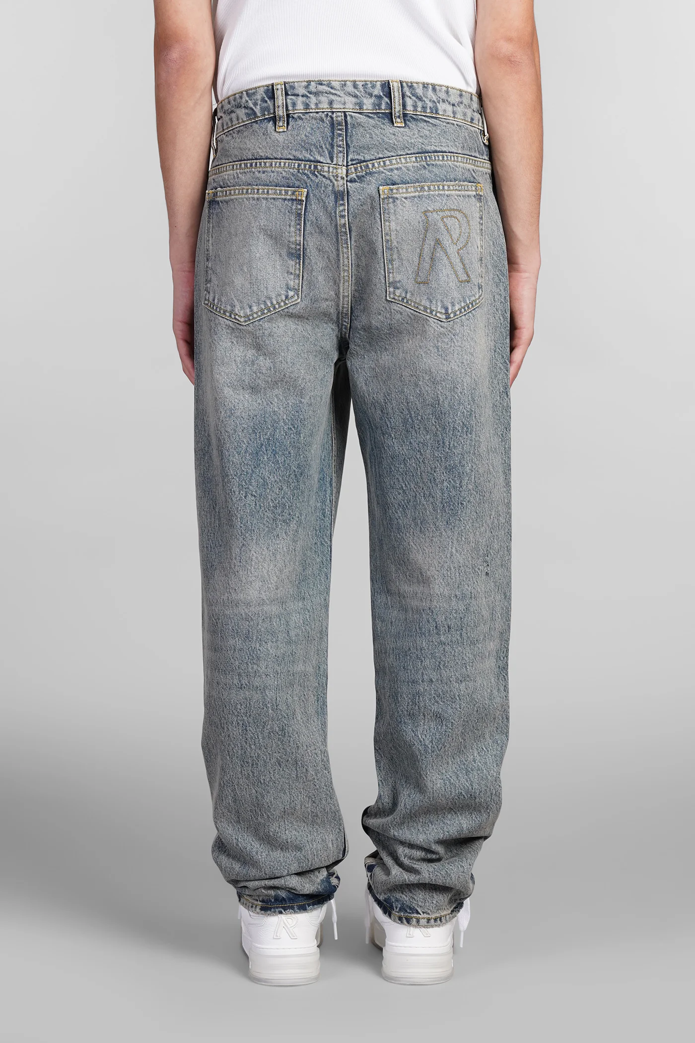 Jeans in blue cotton - Image 3