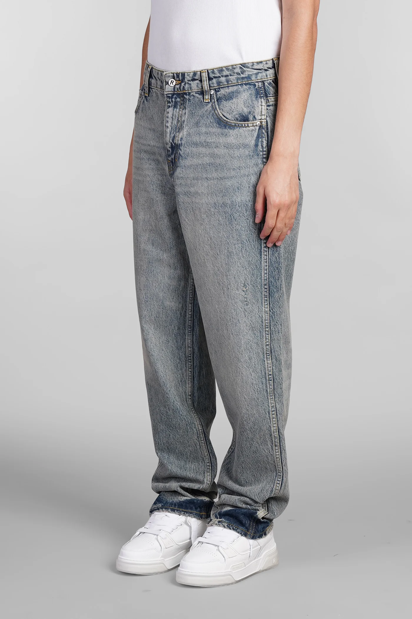 Jeans in blue cotton - Image 4