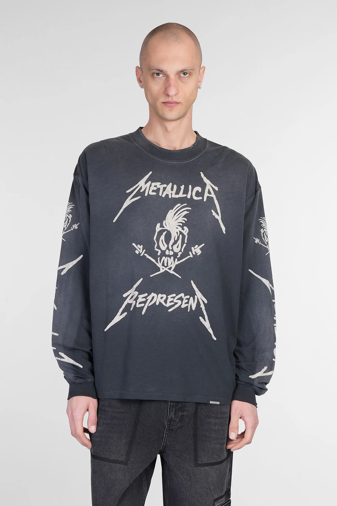Metallica T-Shirt in black cotton