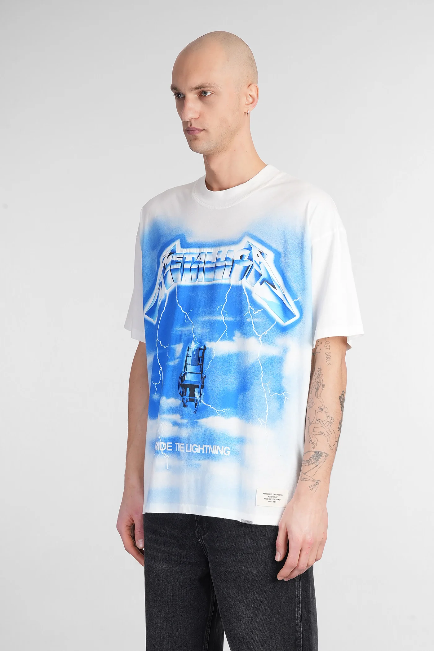 Metallica T-Shirt in white cotton - Image 4