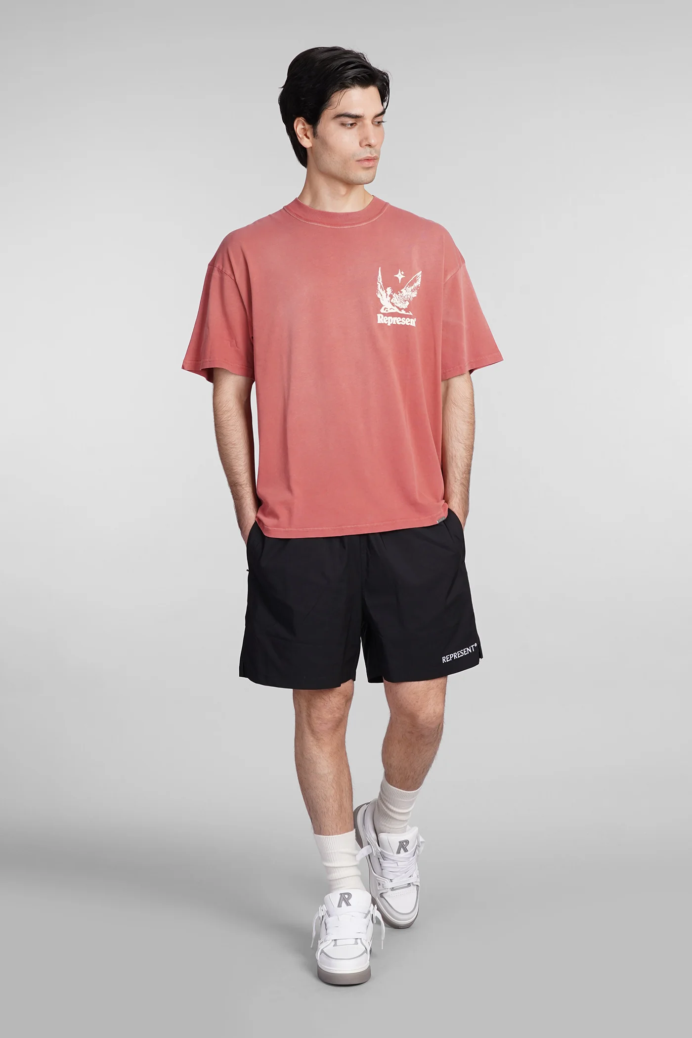 Shorts in black cotton - Image 2